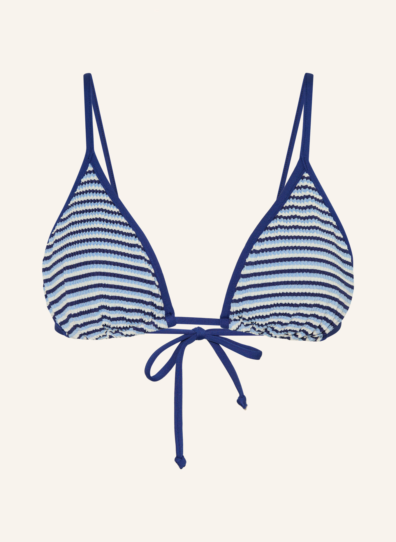SEAFOLLY Triangel-Bikini-Top HORIZONS: BLAU / HELLBLAU / WEISS