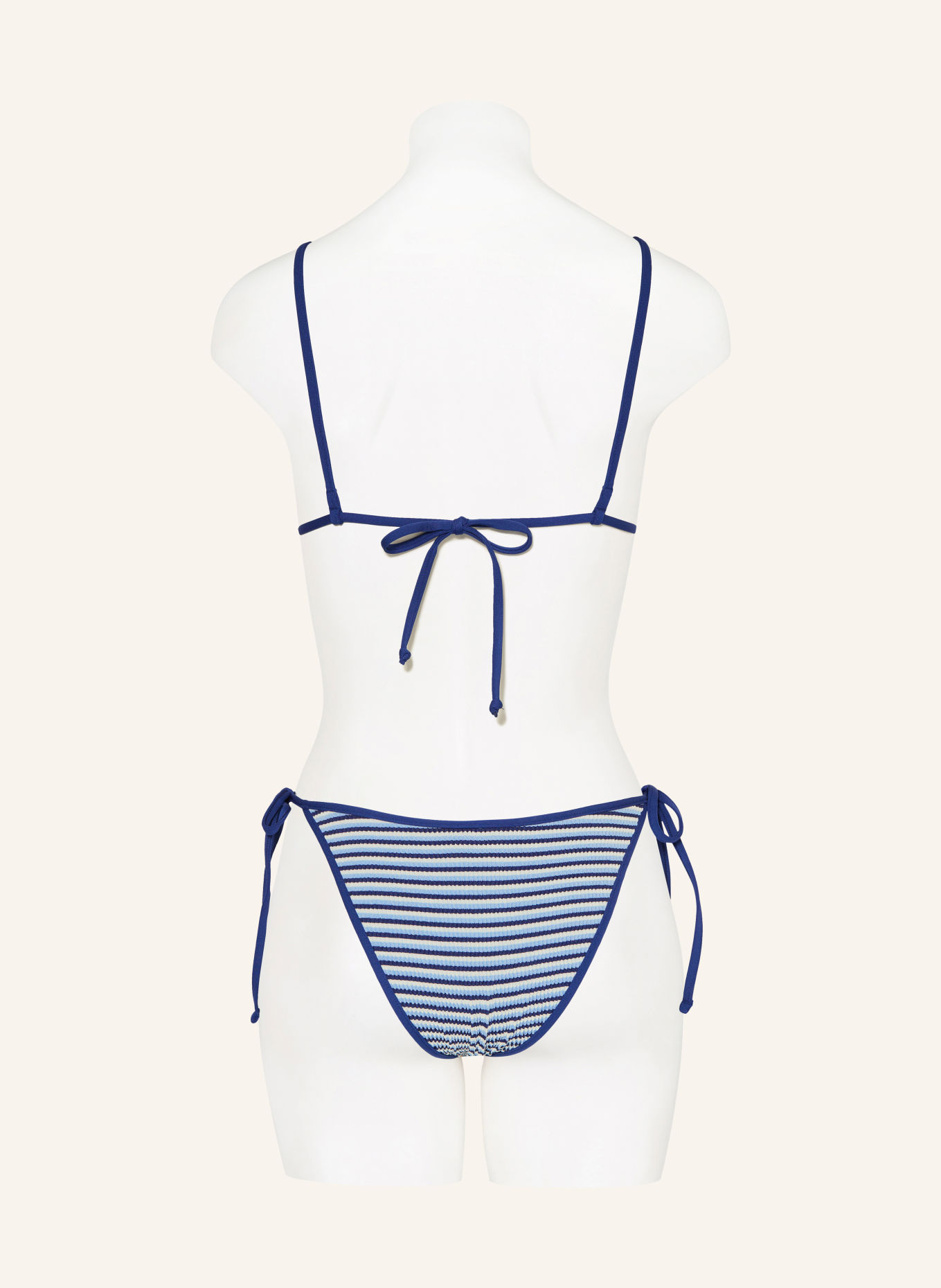 SEAFOLLY Triangel-Bikini-Top HORIZONS: BLAU / HELLBLAU / WEISS