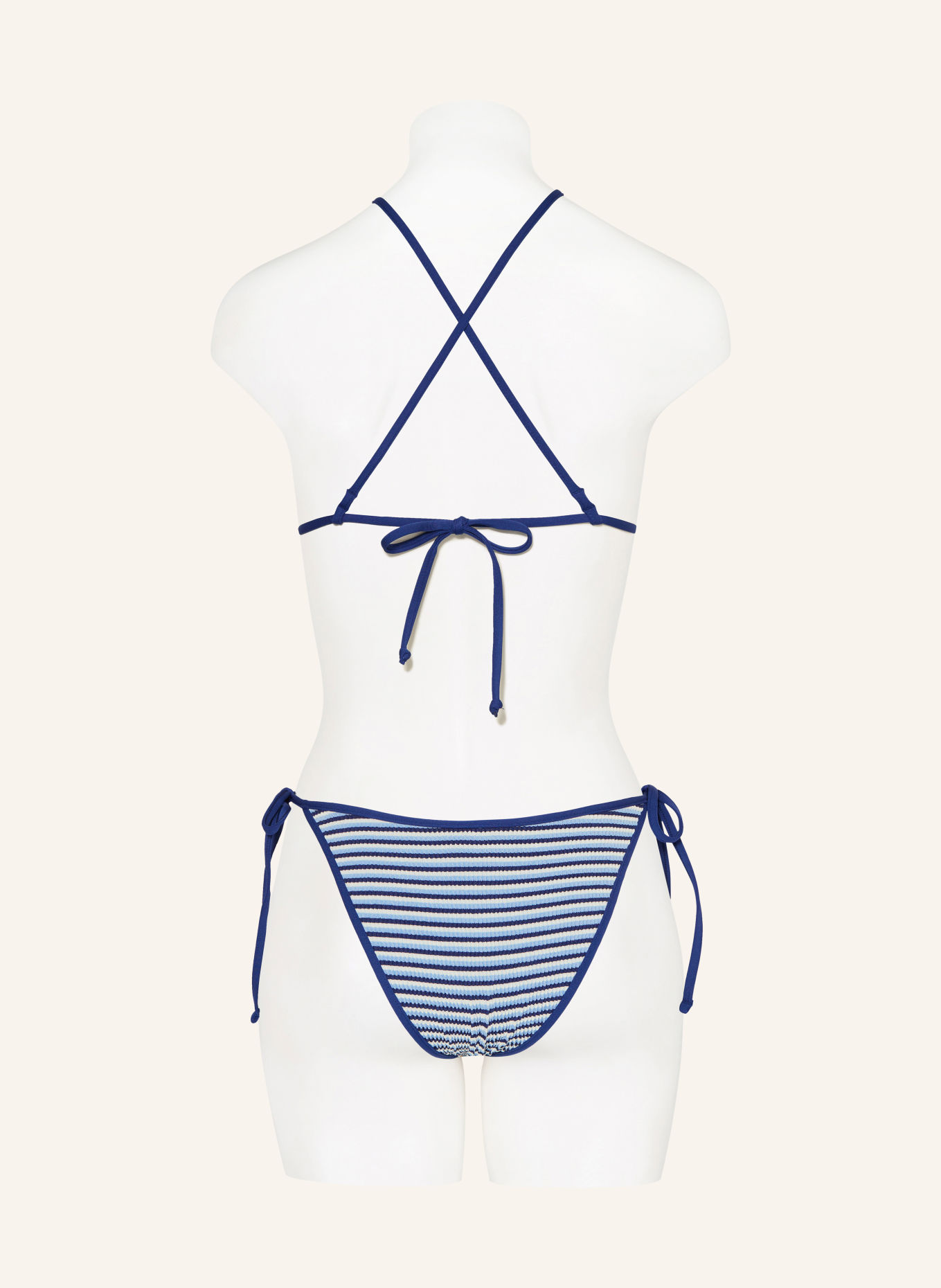 SEAFOLLY Triangel-Bikini-Top HORIZONS: BLAU / HELLBLAU / WEISS