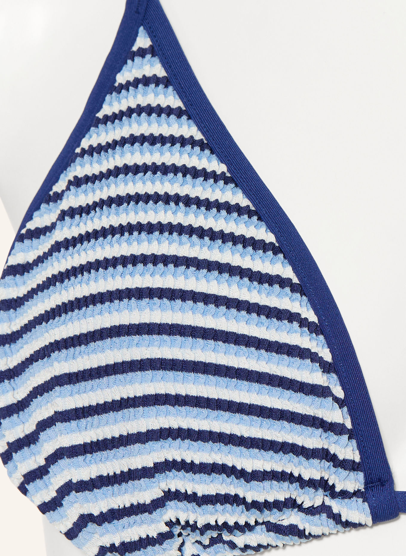 SEAFOLLY Triangel-Bikini-Top HORIZONS: BLAU / HELLBLAU / WEISS