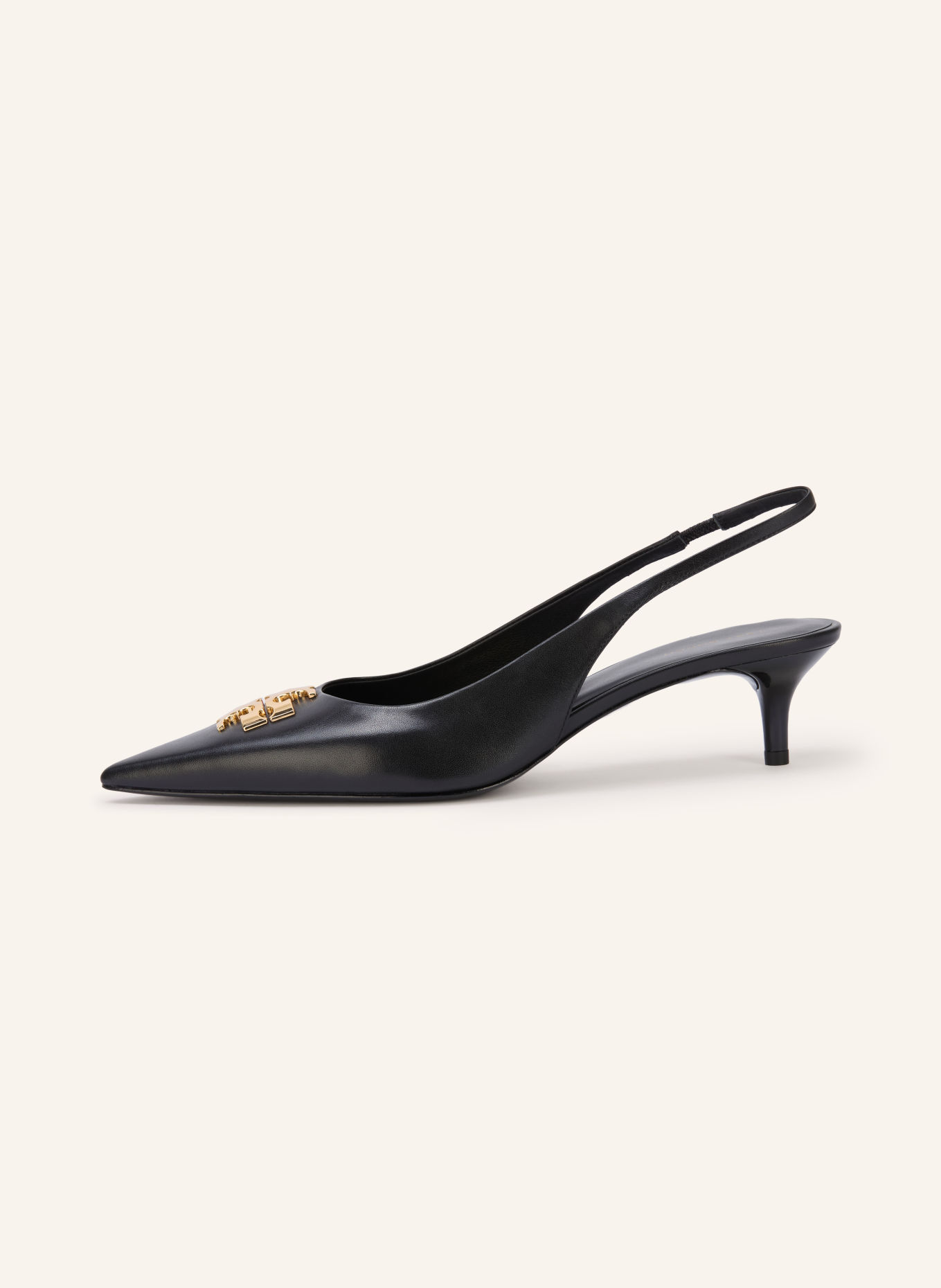 TORY BURCH Slingbacks CHARLIE: NOIR / OR