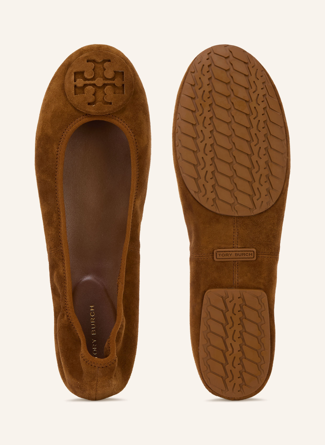 TORY BURCH Ballerinas REVA: BRAUN