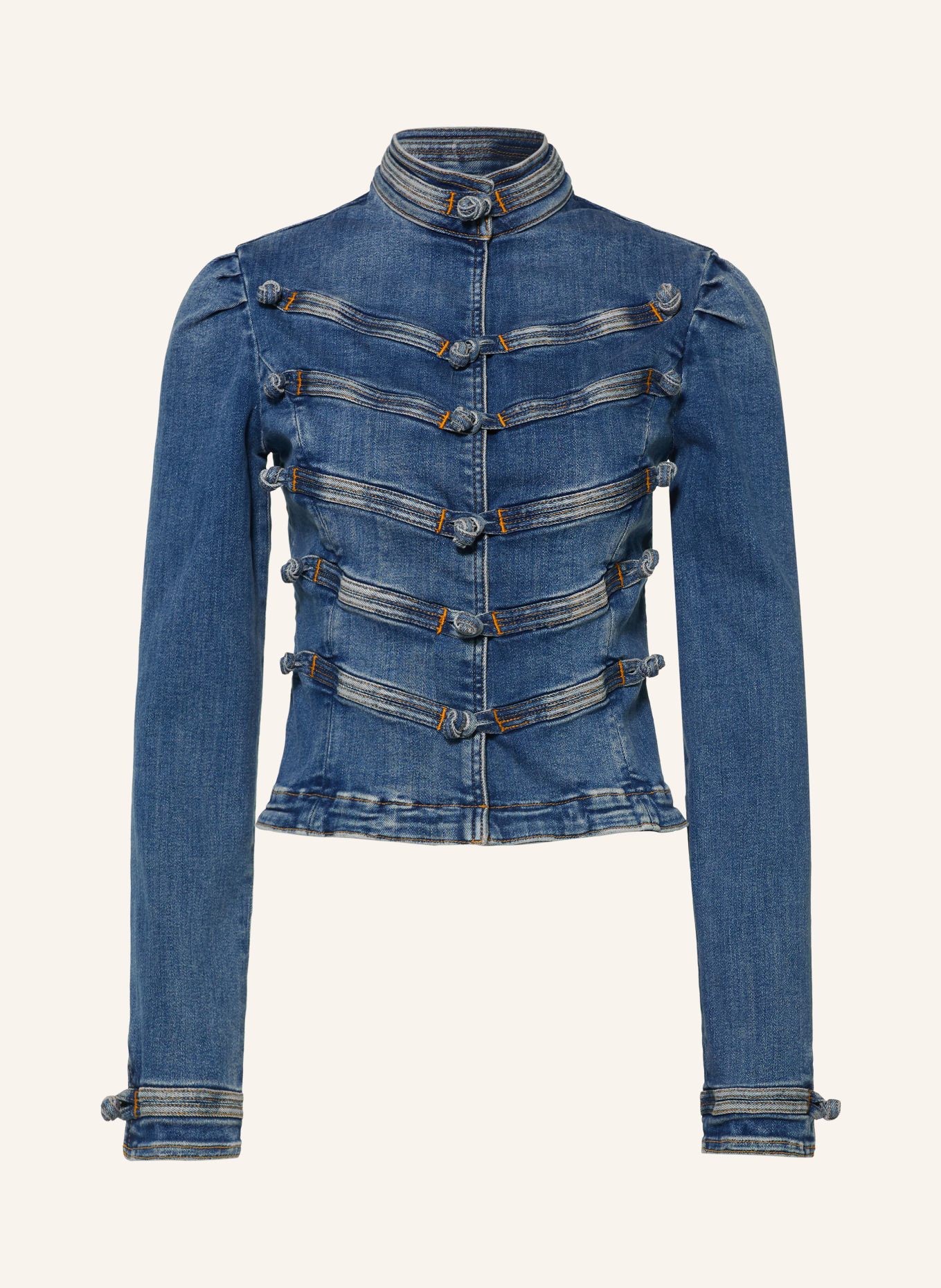 LIU JO Veste en jean GIGI: 79253 Den.Blue md rips ico