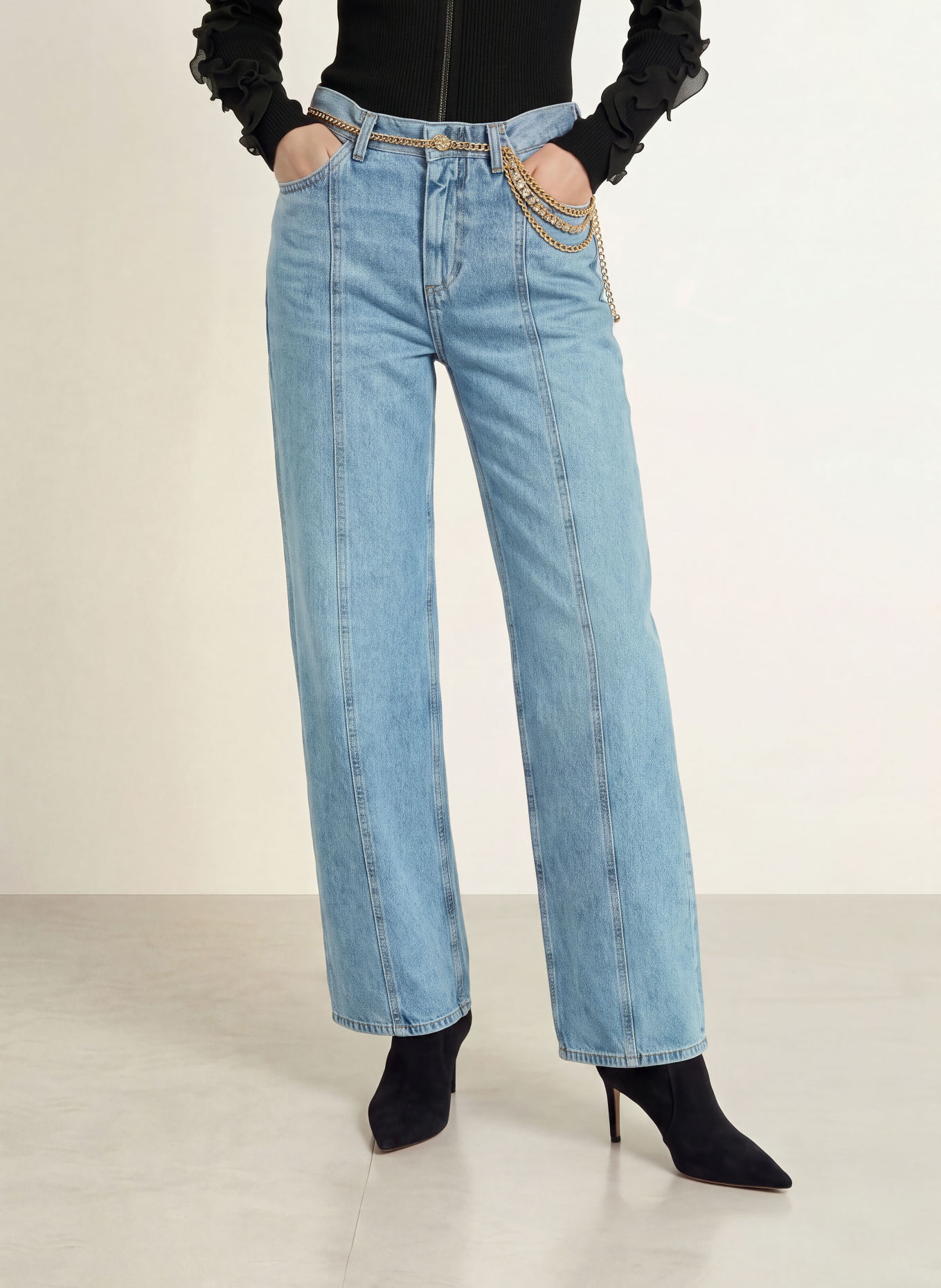 LIU JO Wide-Leg jeans GIGI: 79202 Den.Blue lt.new ever
