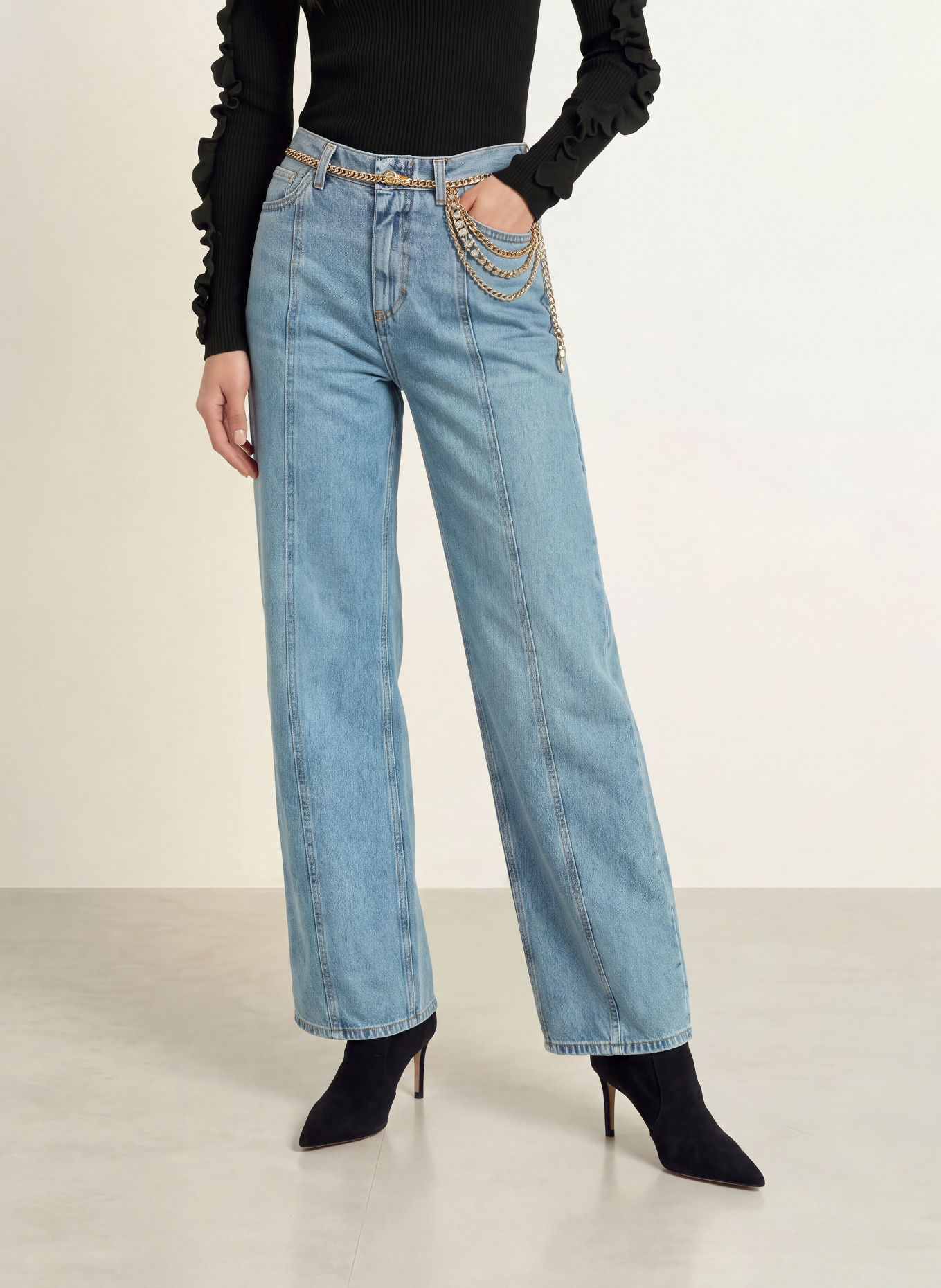 LIU JO Wide-Leg jeans GIGI: 79202 Den.Blue lt.new ever