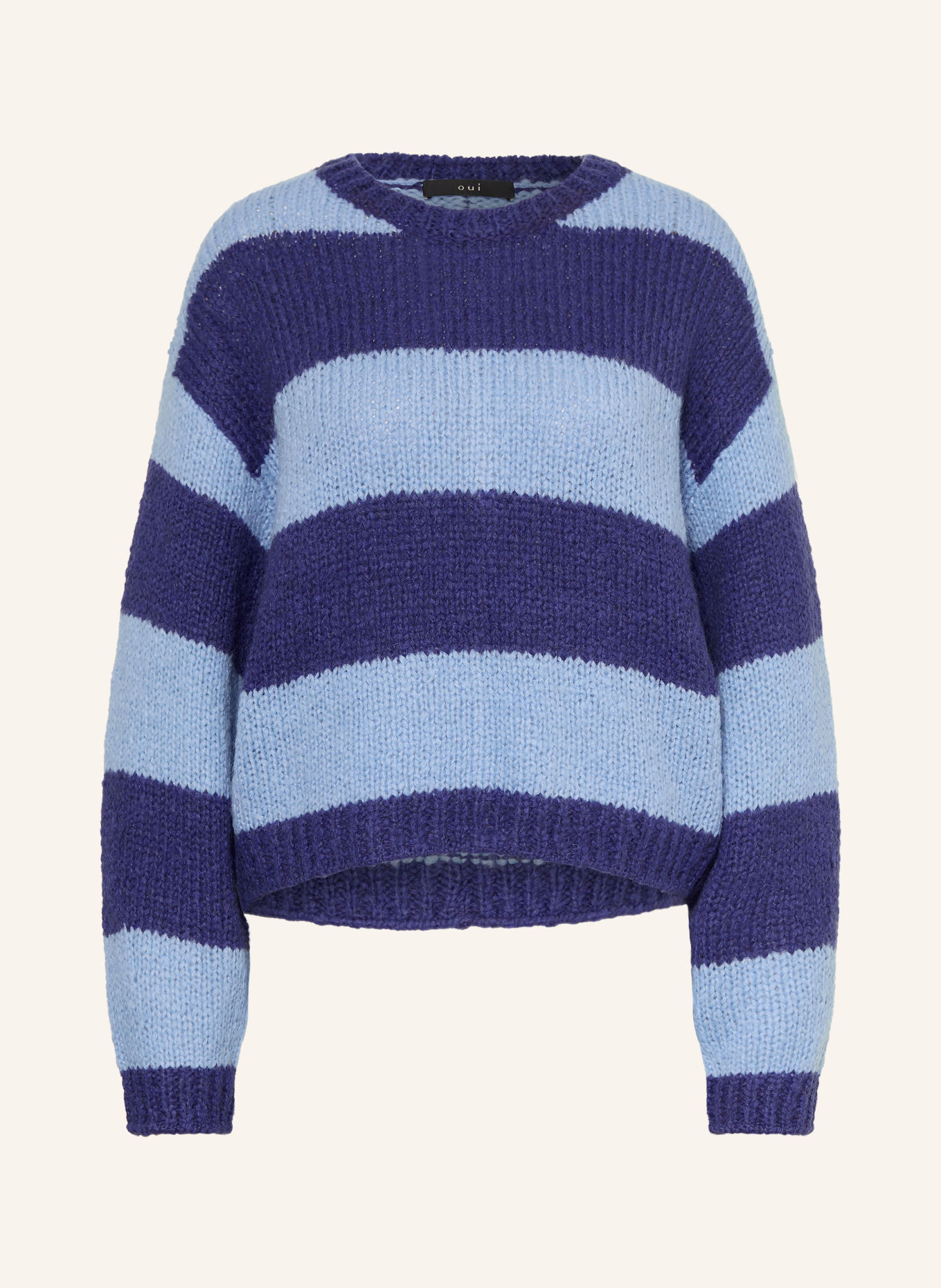 Oui Pullover: DUNKELBLAU / HELLBLAU