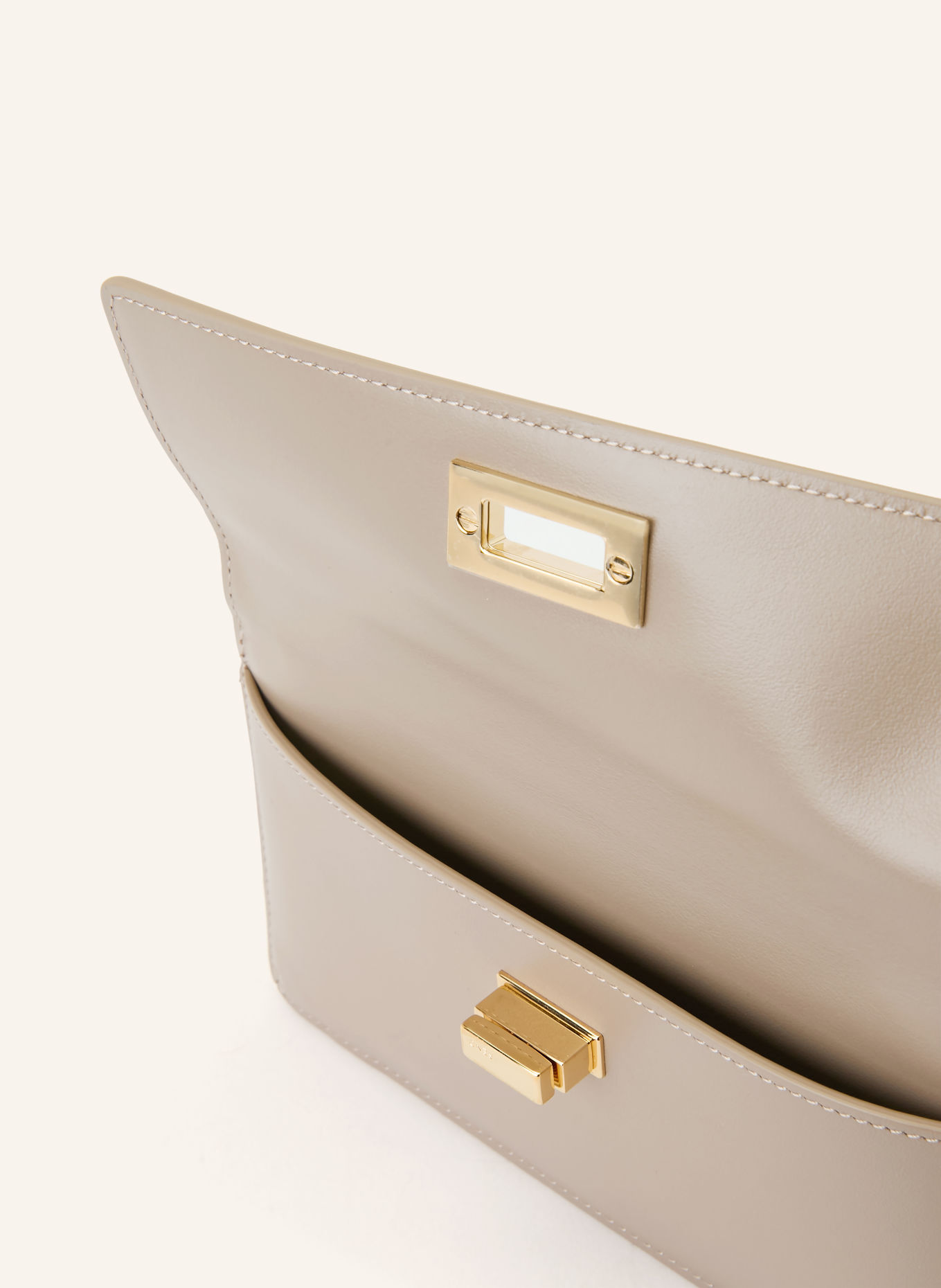 FENDI Schoudertas: TAUPE / GOUD