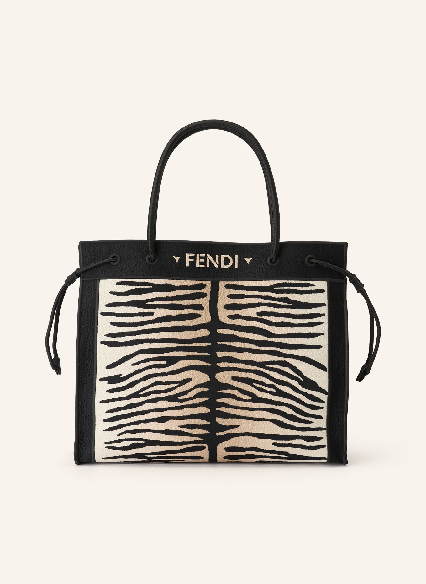 FENDI Shoppers: BLACK / SILVER / BEIGE