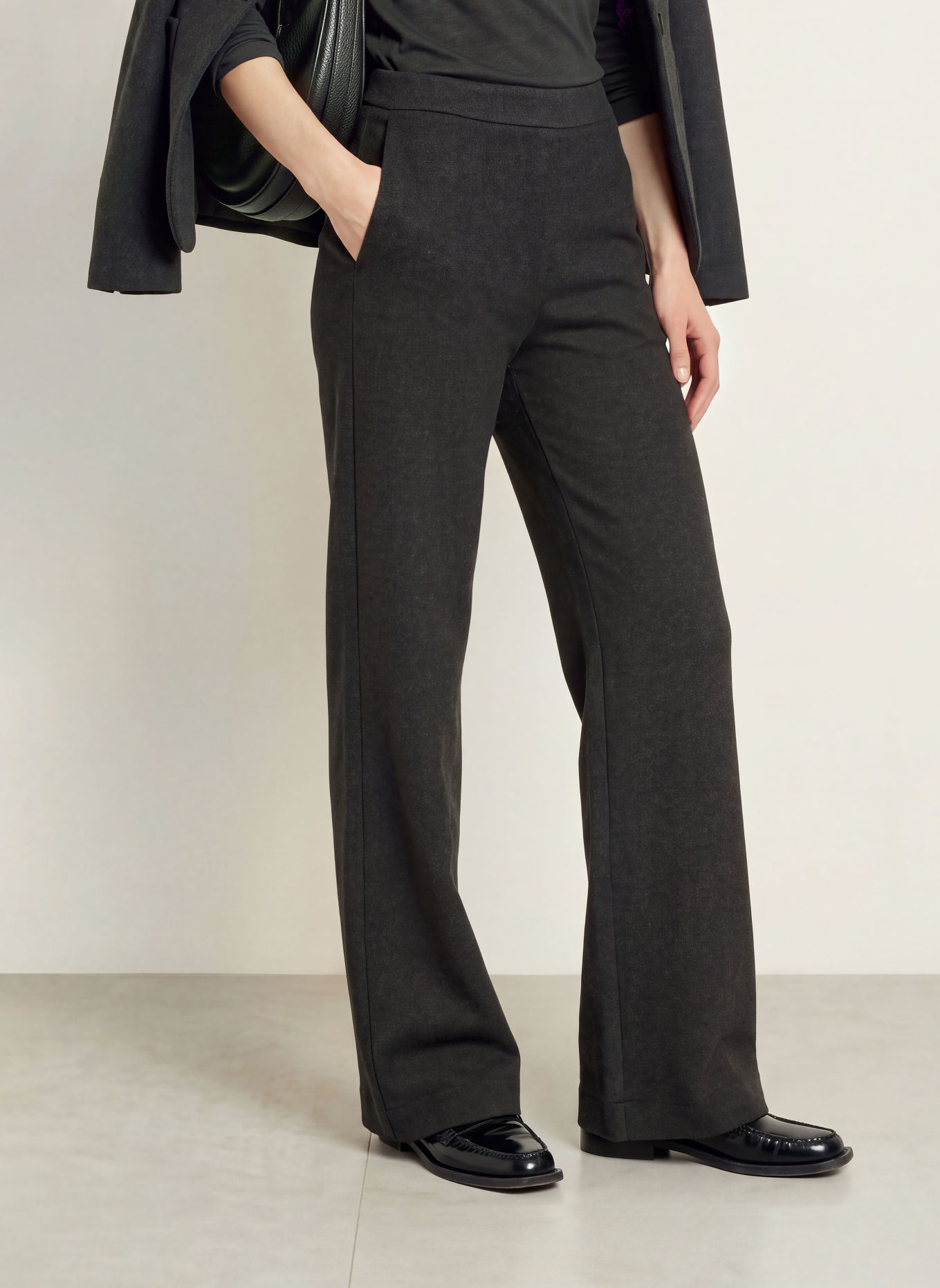 Marc O'Polo Flanellhose: DUNKELGRAU