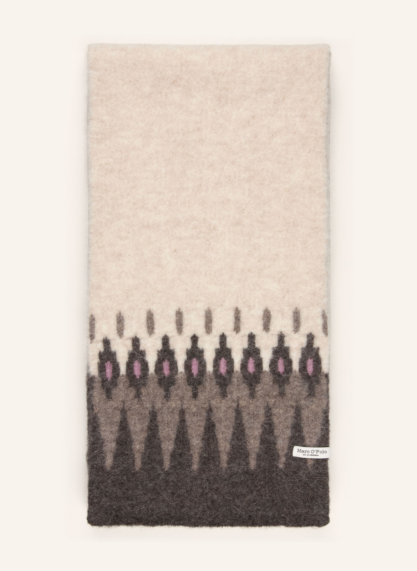 Marc O'Polo Schal: BEIGE / GRAU / HELLLILA