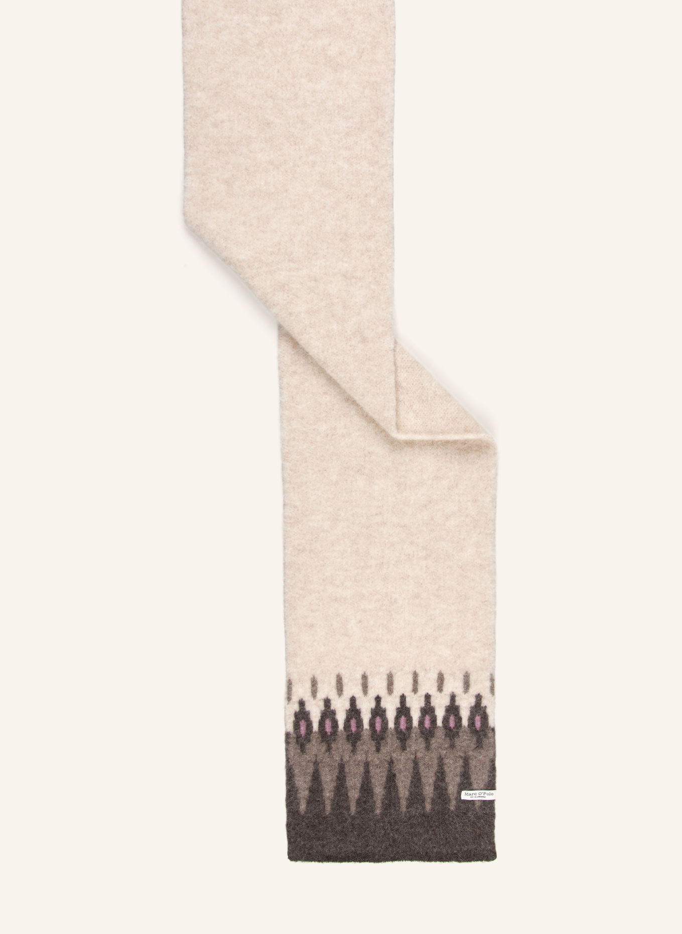Marc O'Polo Schal: BEIGE / GRAU / HELLLILA