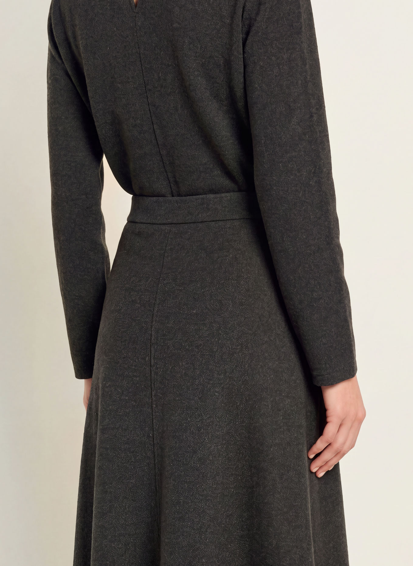 Marc O'Polo Flannel skirt: DARK GRAY