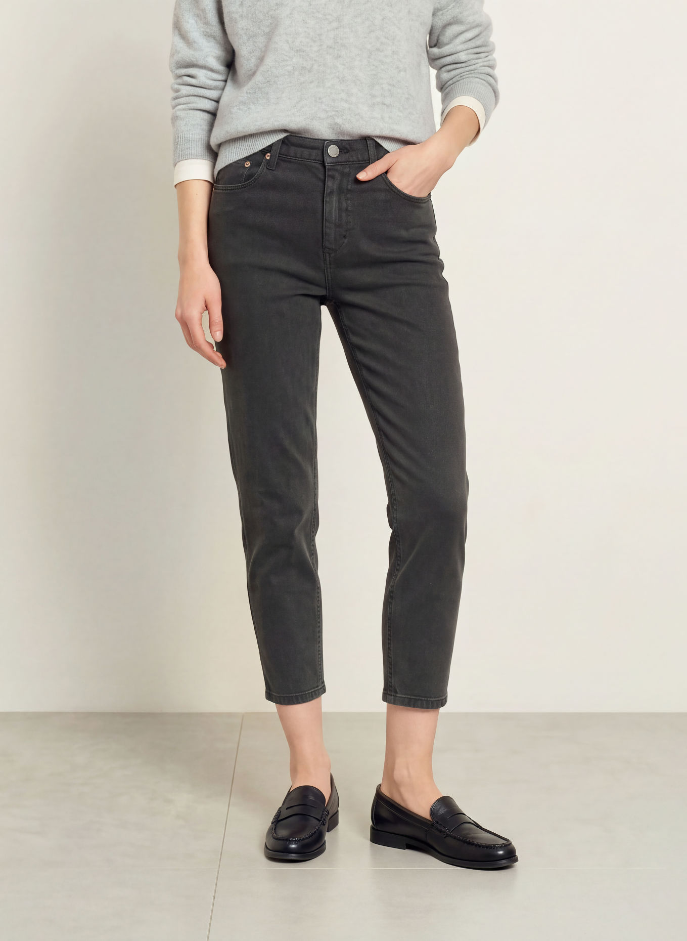 Marc O'Polo Cropped Jeans MALA: 0345 Broken Graphite