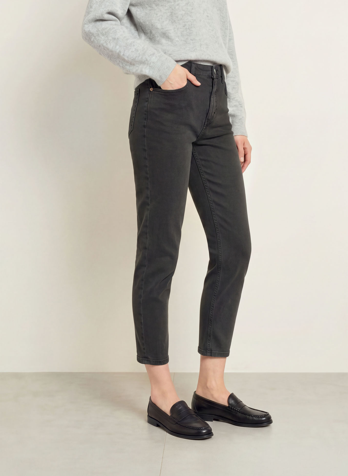 Marc O'Polo Cropped Jeans MALA: 0345 Broken Graphite