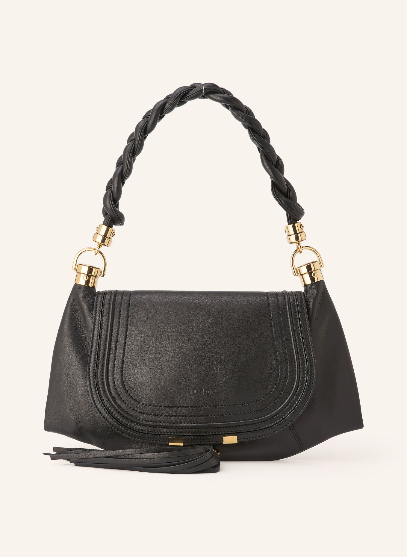 Chloé Handtasche MARCIE FOULARD: 001 BLACK