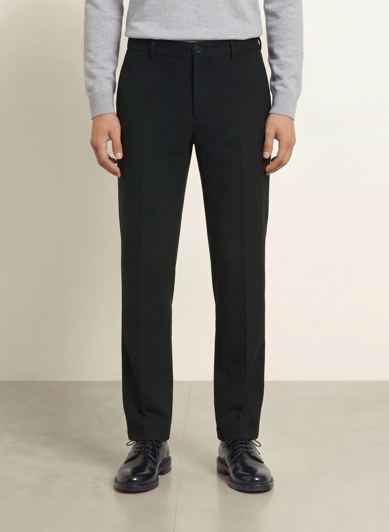 CRUNA Chinos Regular Fit: MØRKEBLÅ