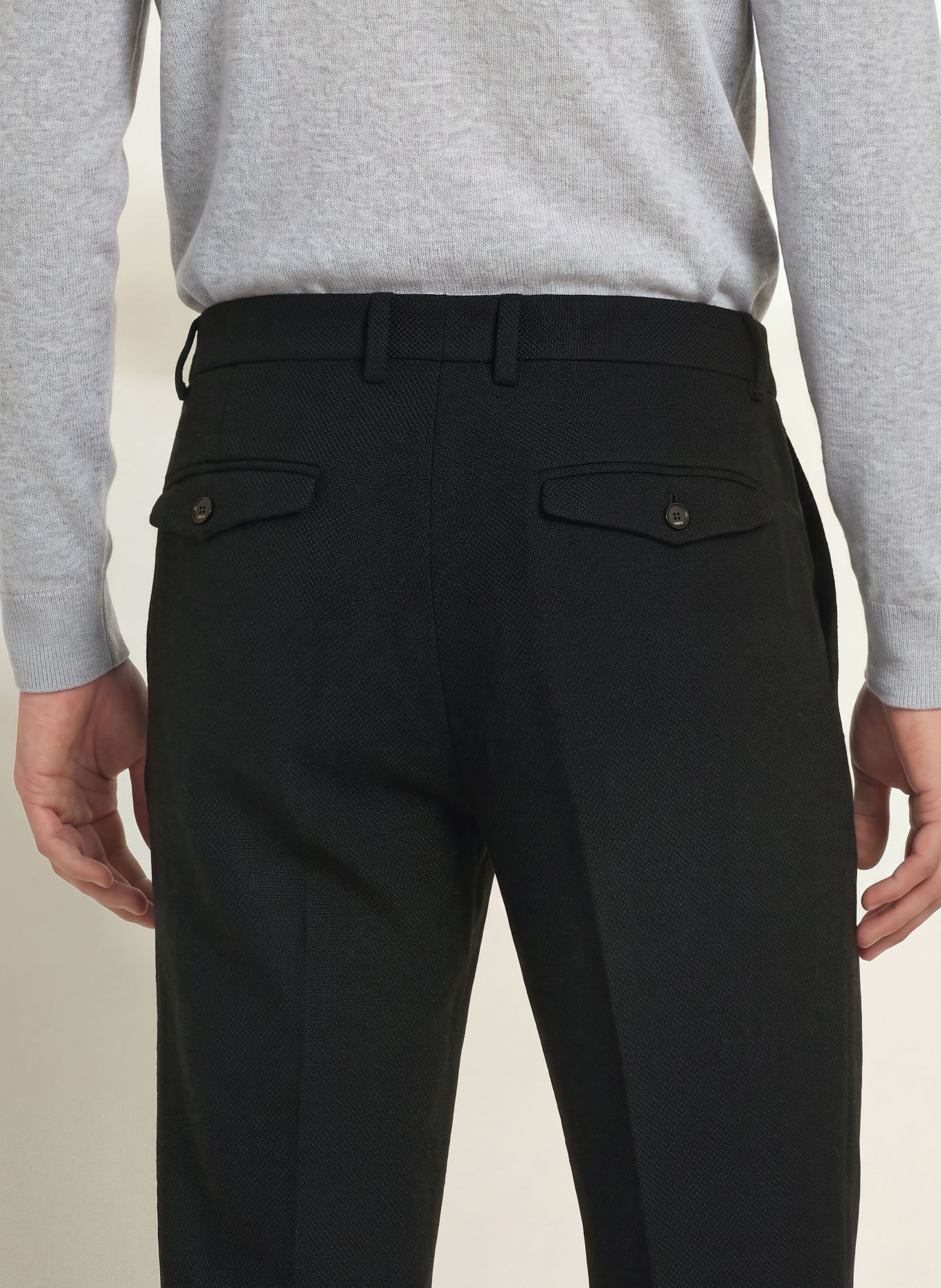 CRUNA Chinos Regular Fit: MØRKEBLÅ