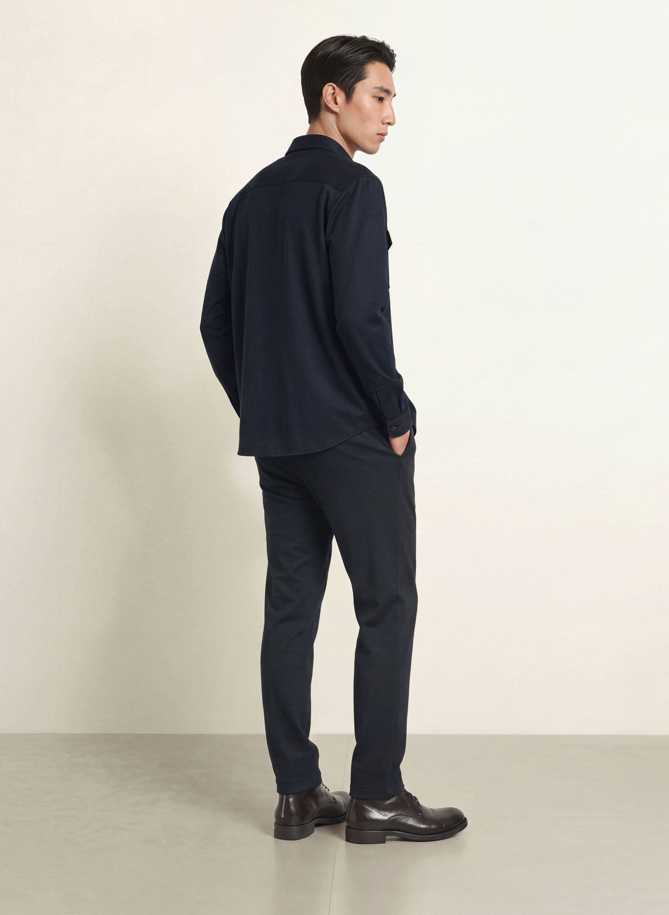 CRUNA Chinos MITTE Extra Slim Fit: MØRKEBLÅ