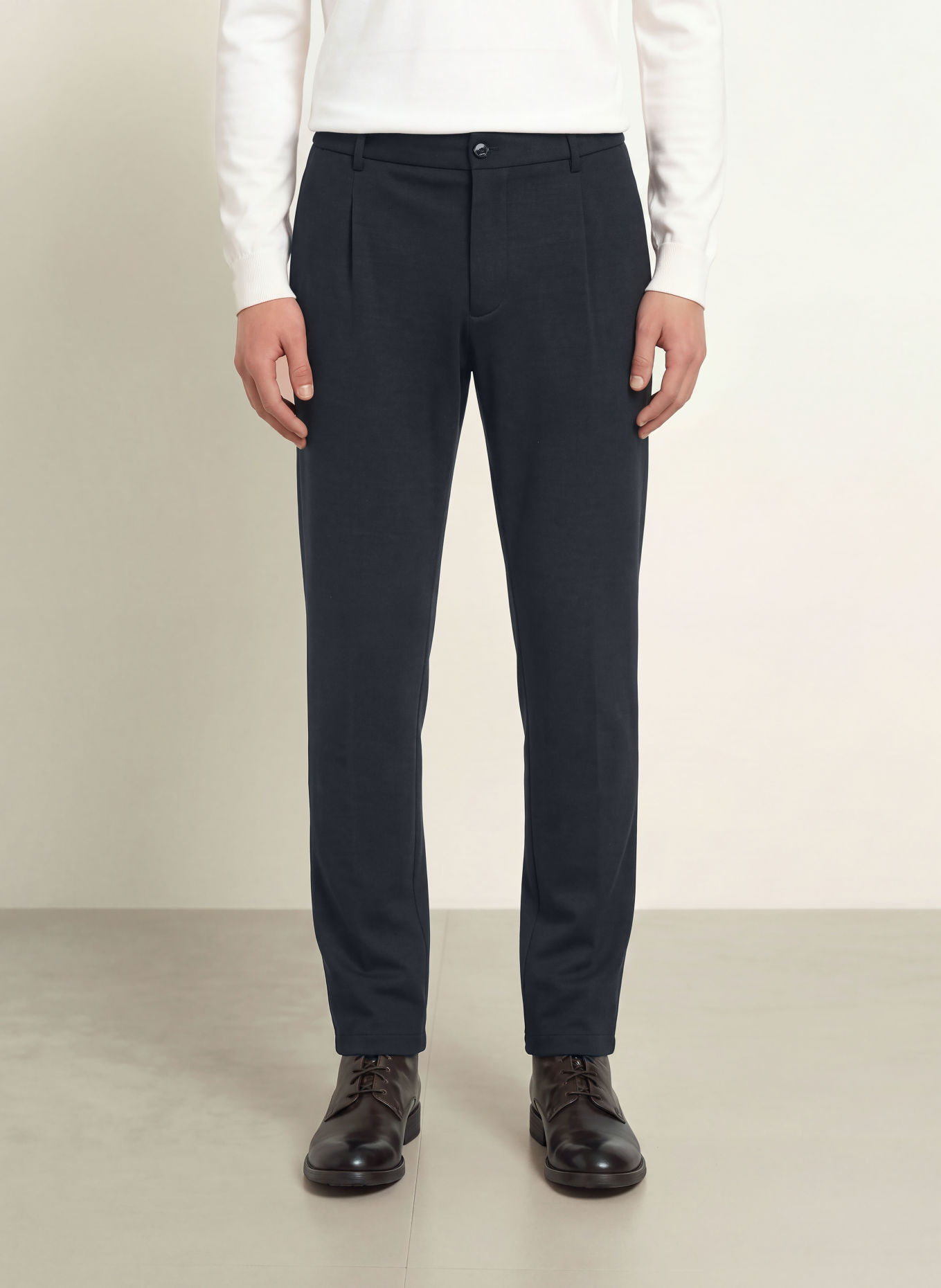 CRUNA Chinos MITTE Extra Slim Fit: MØRKEBLÅ