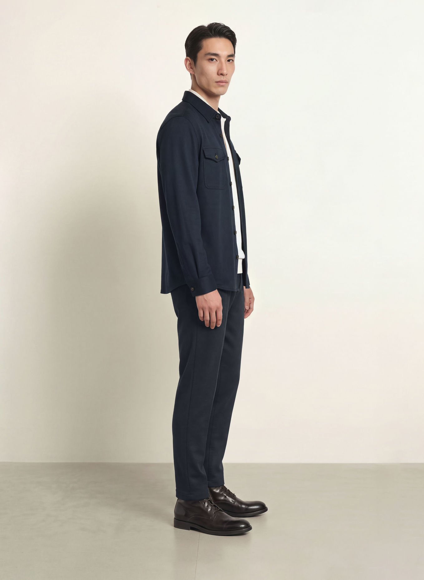 CRUNA Chinos MITTE Extra Slim Fit: MØRKEBLÅ