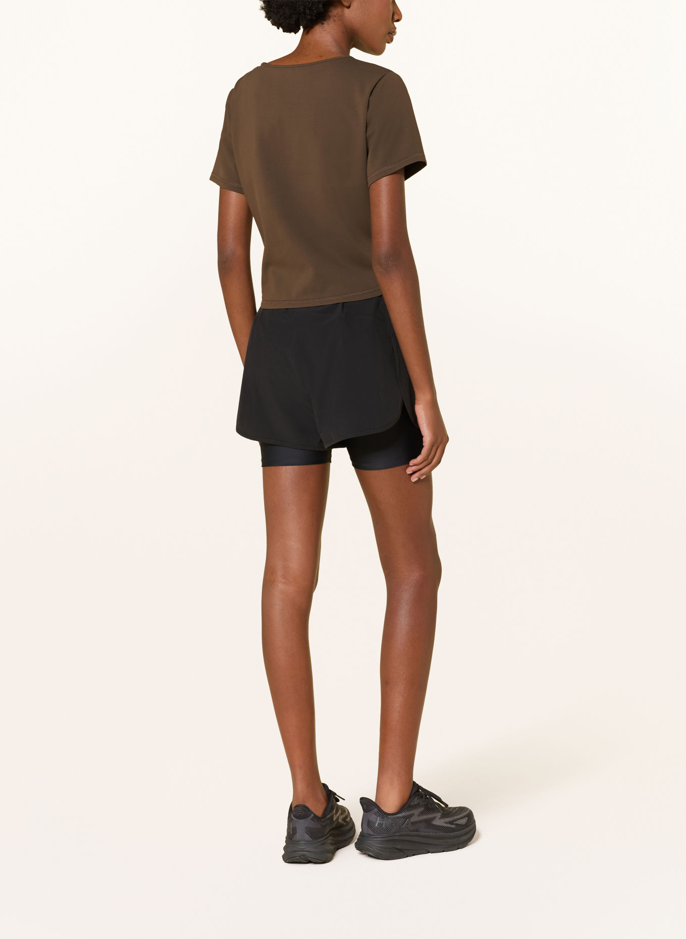 District Vision BOXY SOFT INTERLOCK Functional shirt: BROWN