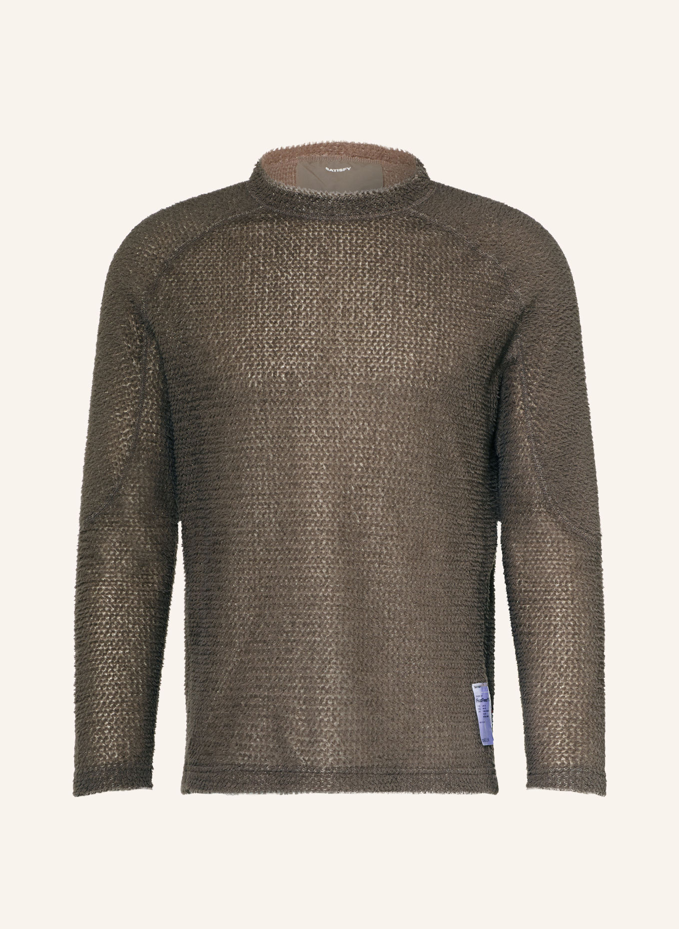 SATISFY FUZZFLEECE™ AD Functional Shirt: BROWN