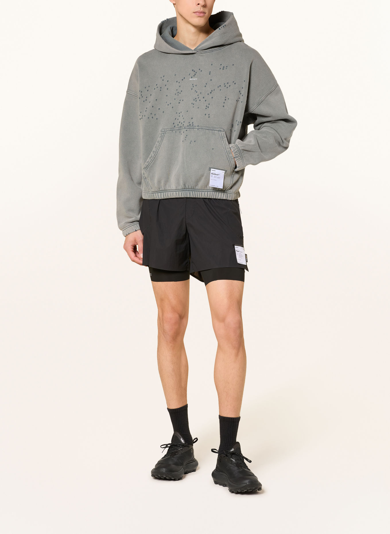 SATISFY MOTHTECH™ Functional Hoodie: GRAY