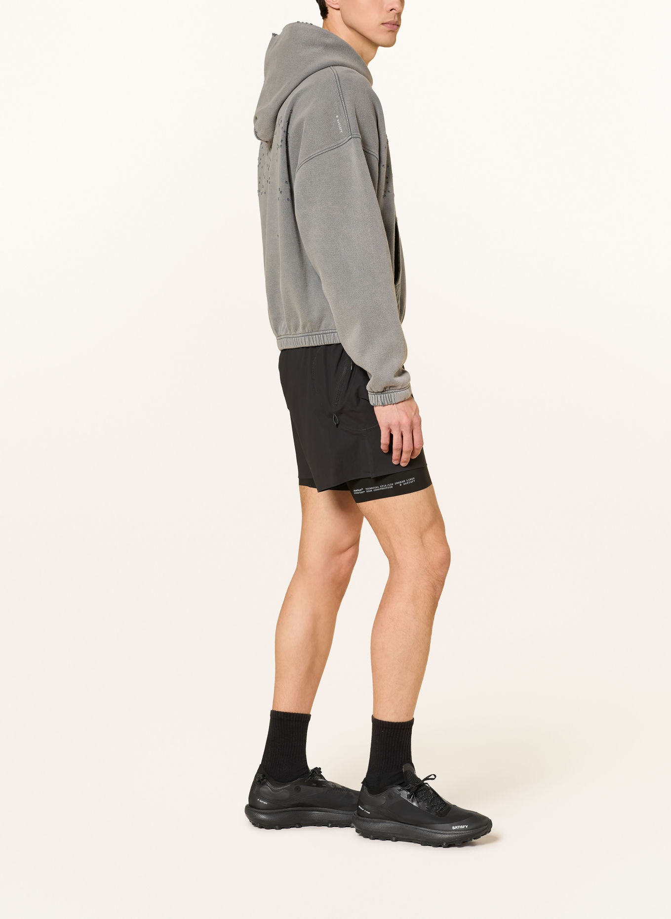 SATISFY MOTHTECH™ Functional Hoodie: GRAY