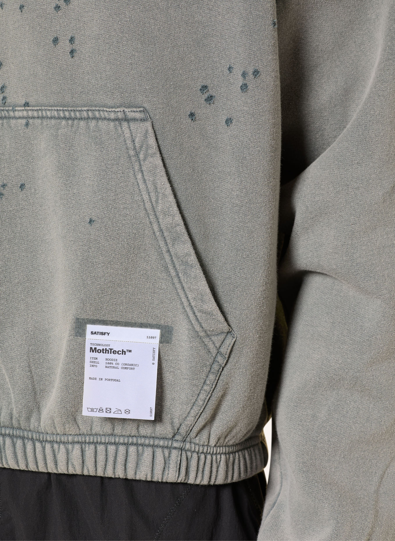 SATISFY MOTHTECH™ Functional Hoodie: GRAY