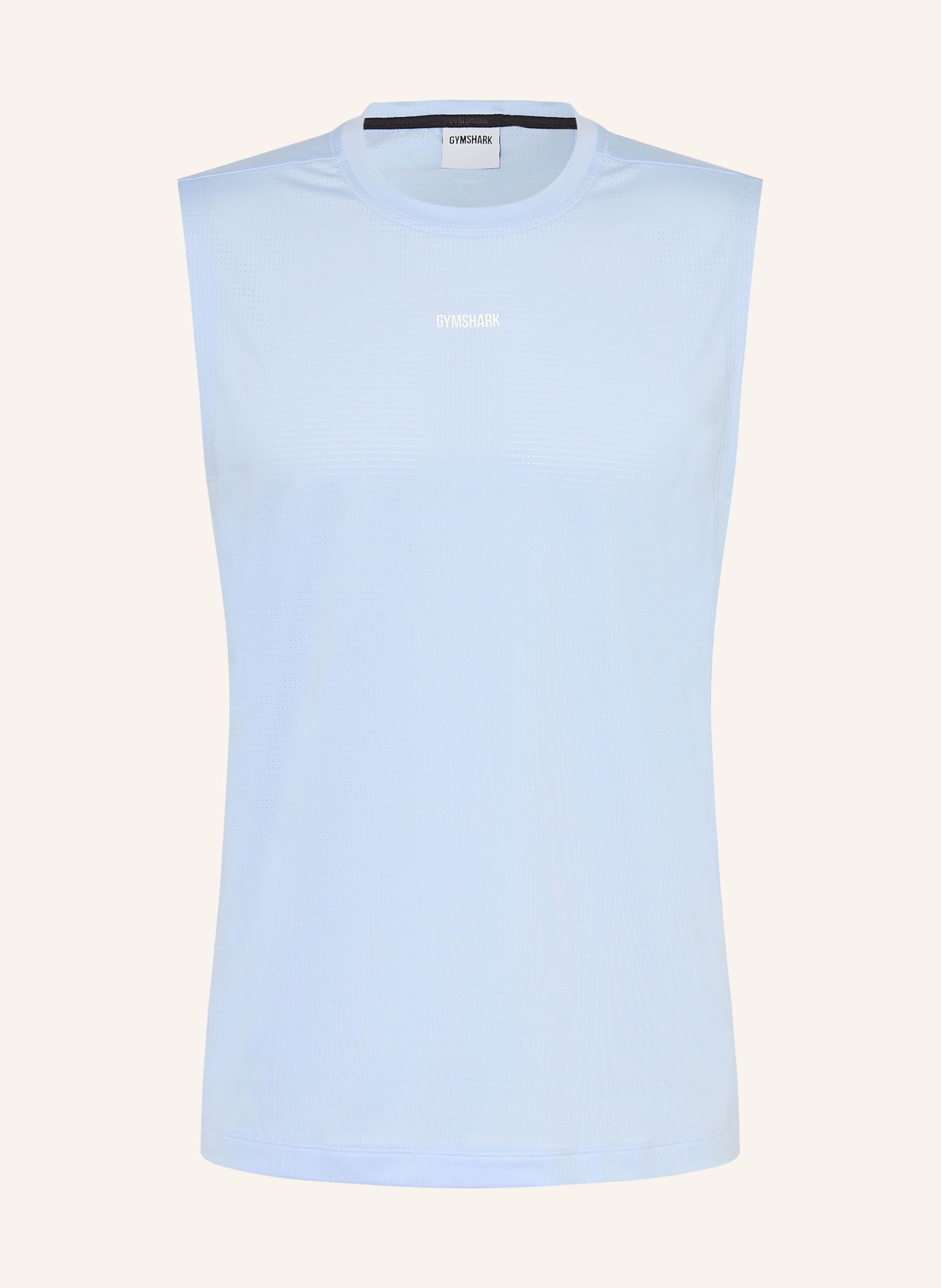 GYMSHARK Funktionstop TRAIN CUT OFF: HELLBLAU