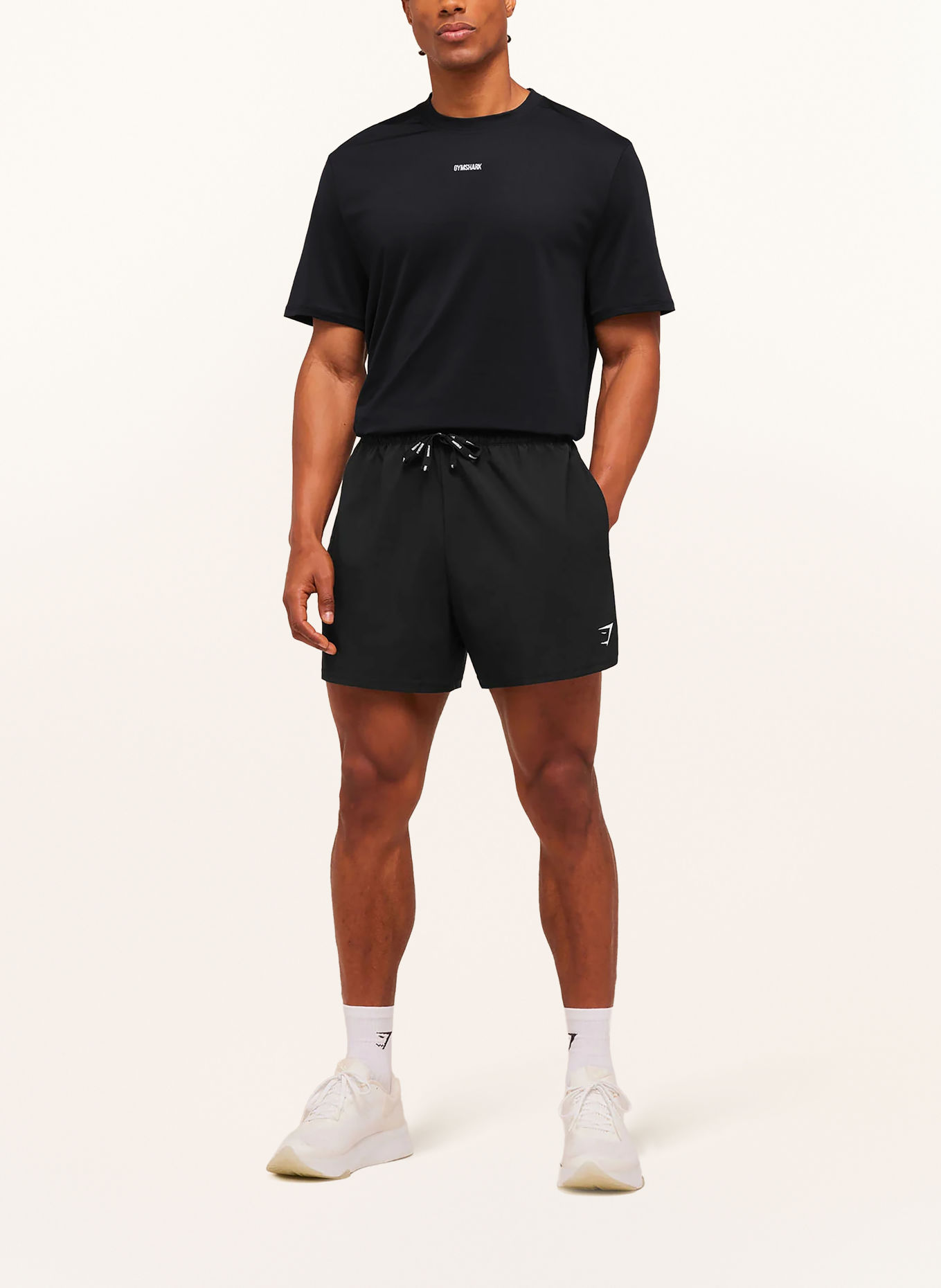GYMSHARK Funktionsshirt TRAIN: SCHWARZ