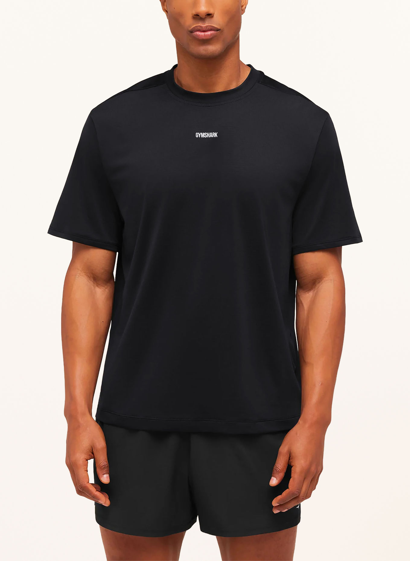 GYMSHARK Funktionsshirt TRAIN: SCHWARZ