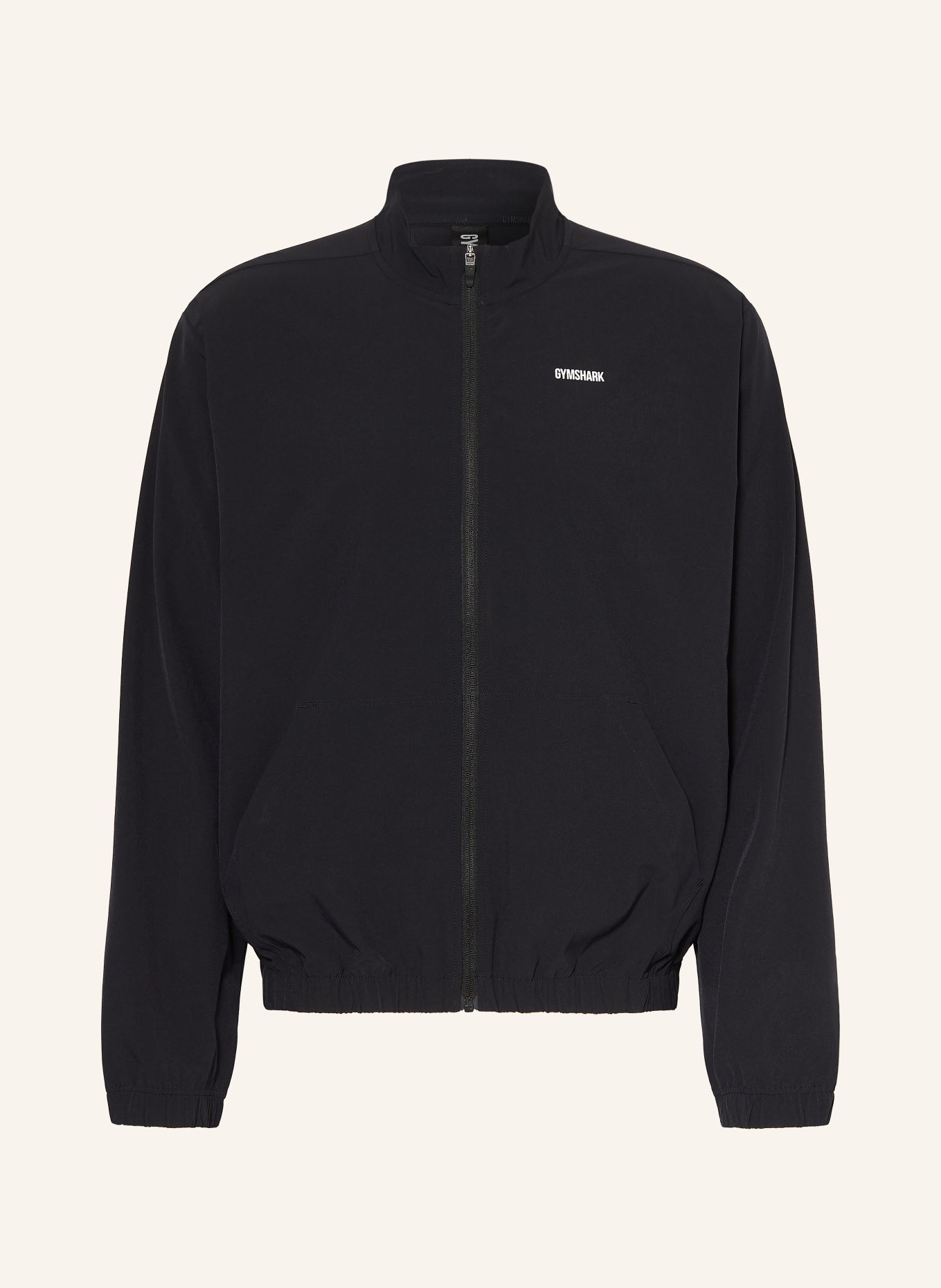 GYMSHARK Trainingsjacke GOOD TRAIN: SCHWARZ