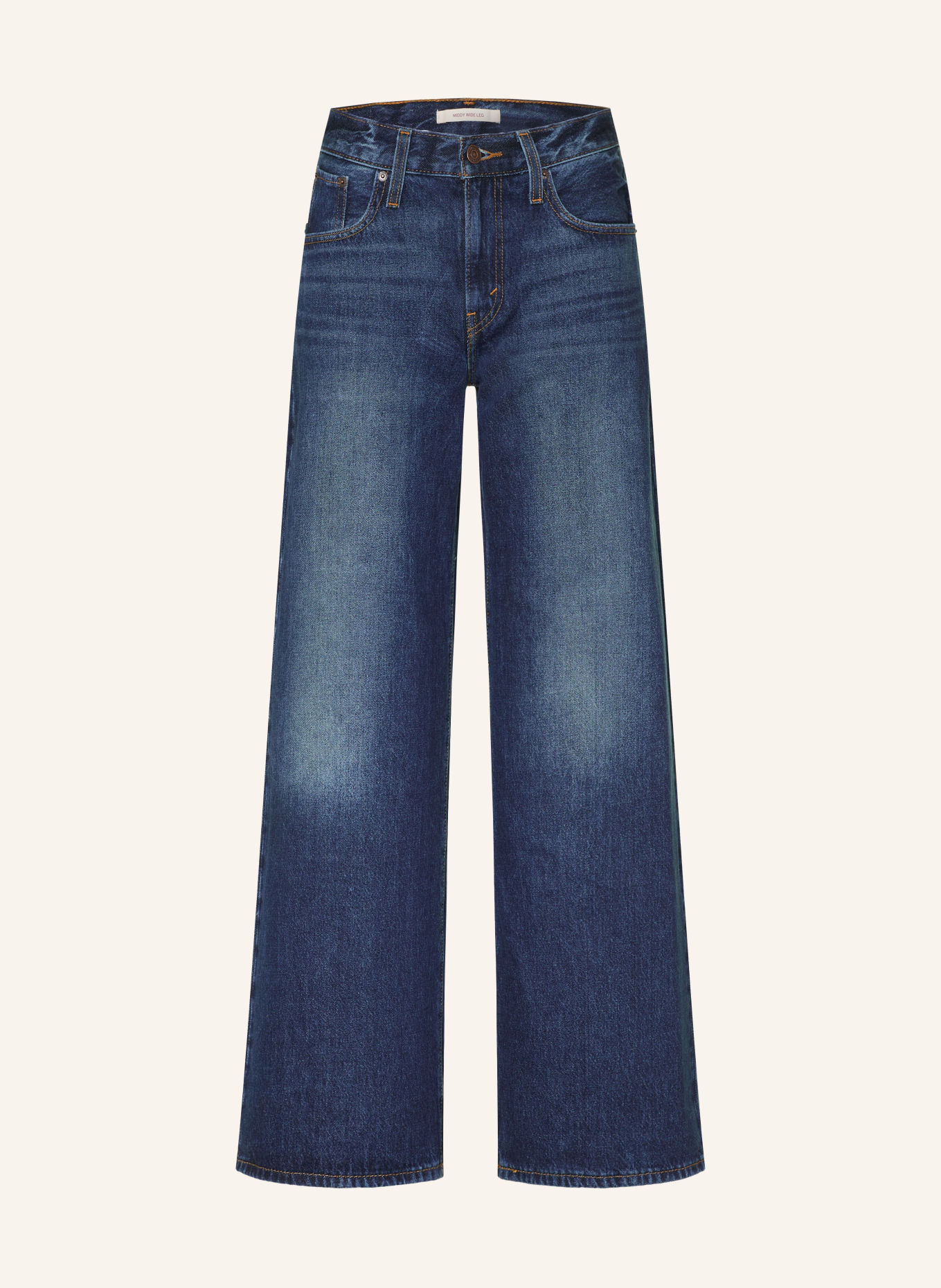 Levi's® Wide Leg Jeans MIDDY: 01 Dark Indigo - Worn In