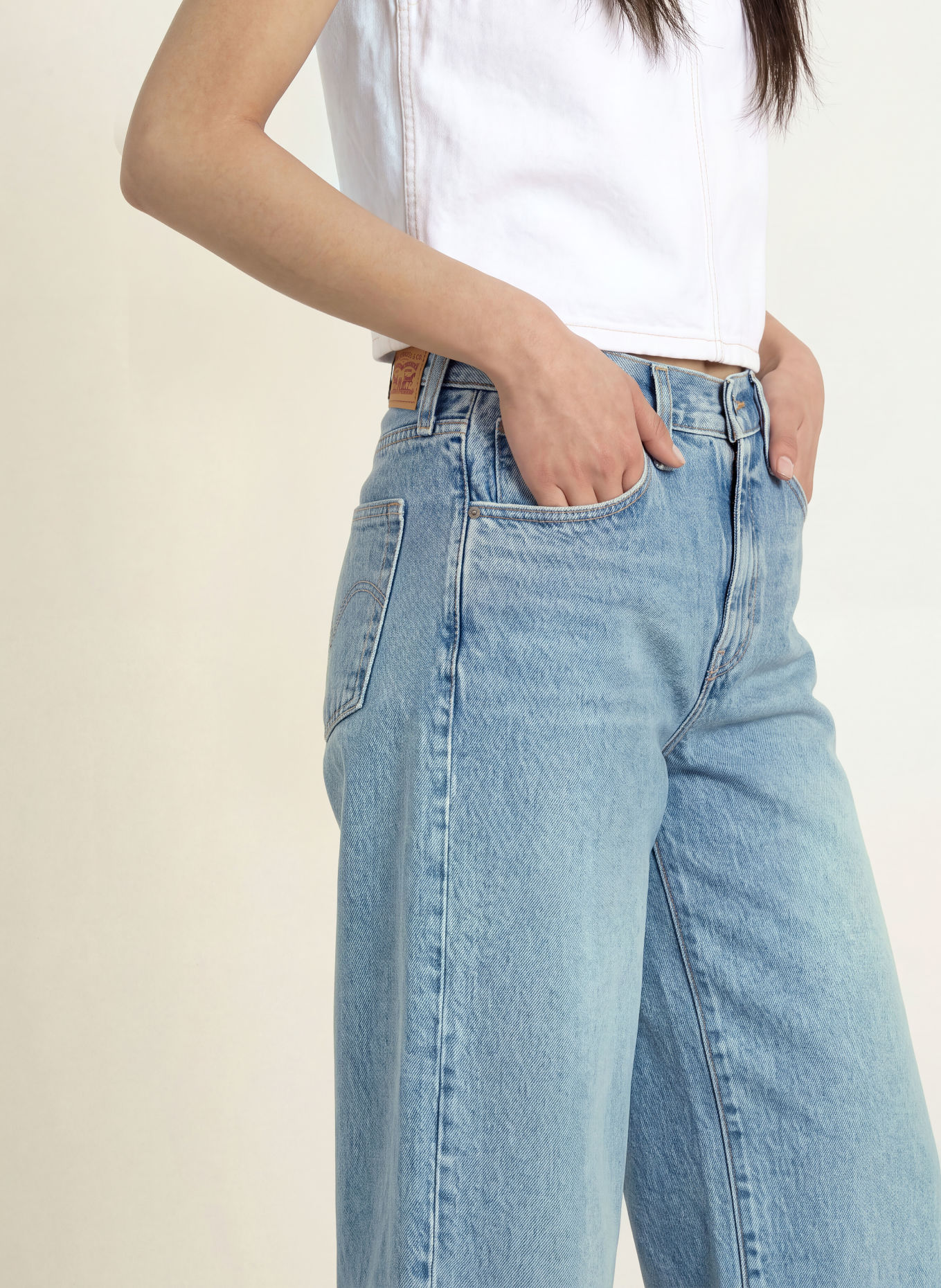 Levi's® Wide-Leg jeans MIDDY: 03 Med Indigo - Worn In