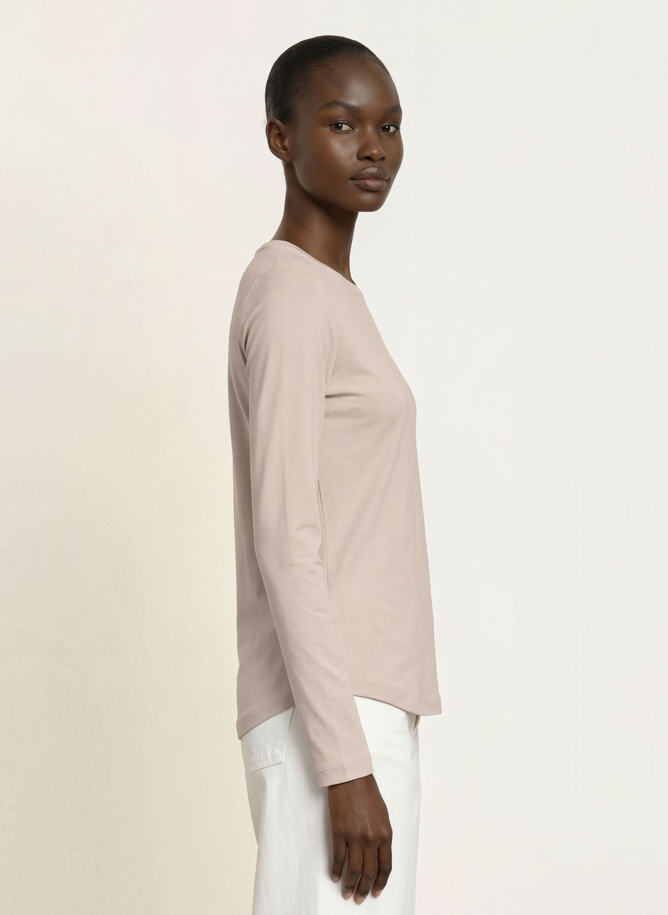 Stefan Brandt FANNY Long-sleeve shirt: BEIGE
