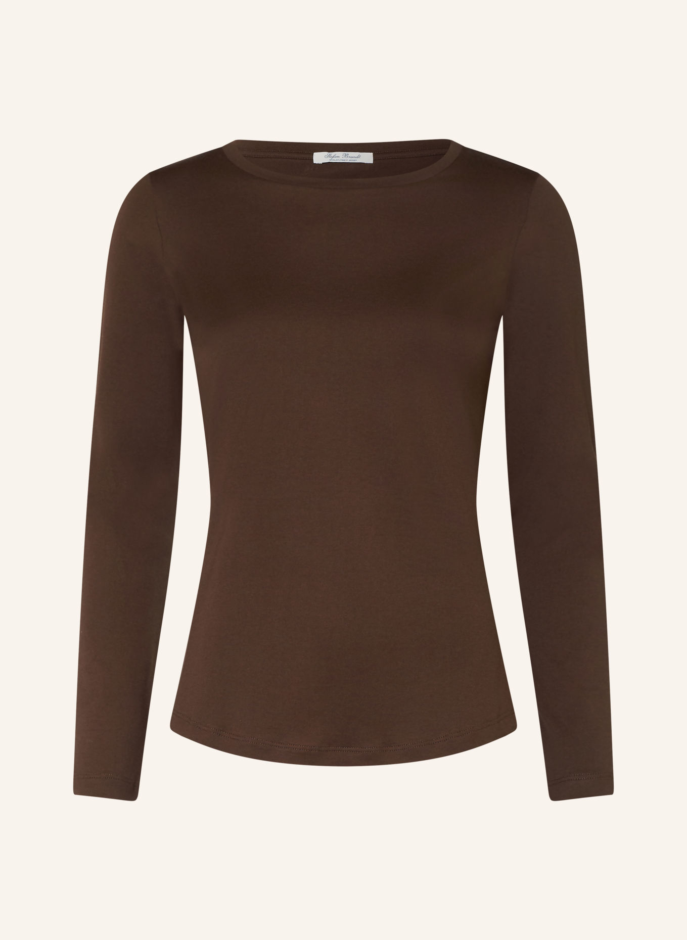 Stefan Brandt Longsleeve FANNY: MARRON FONCÉ