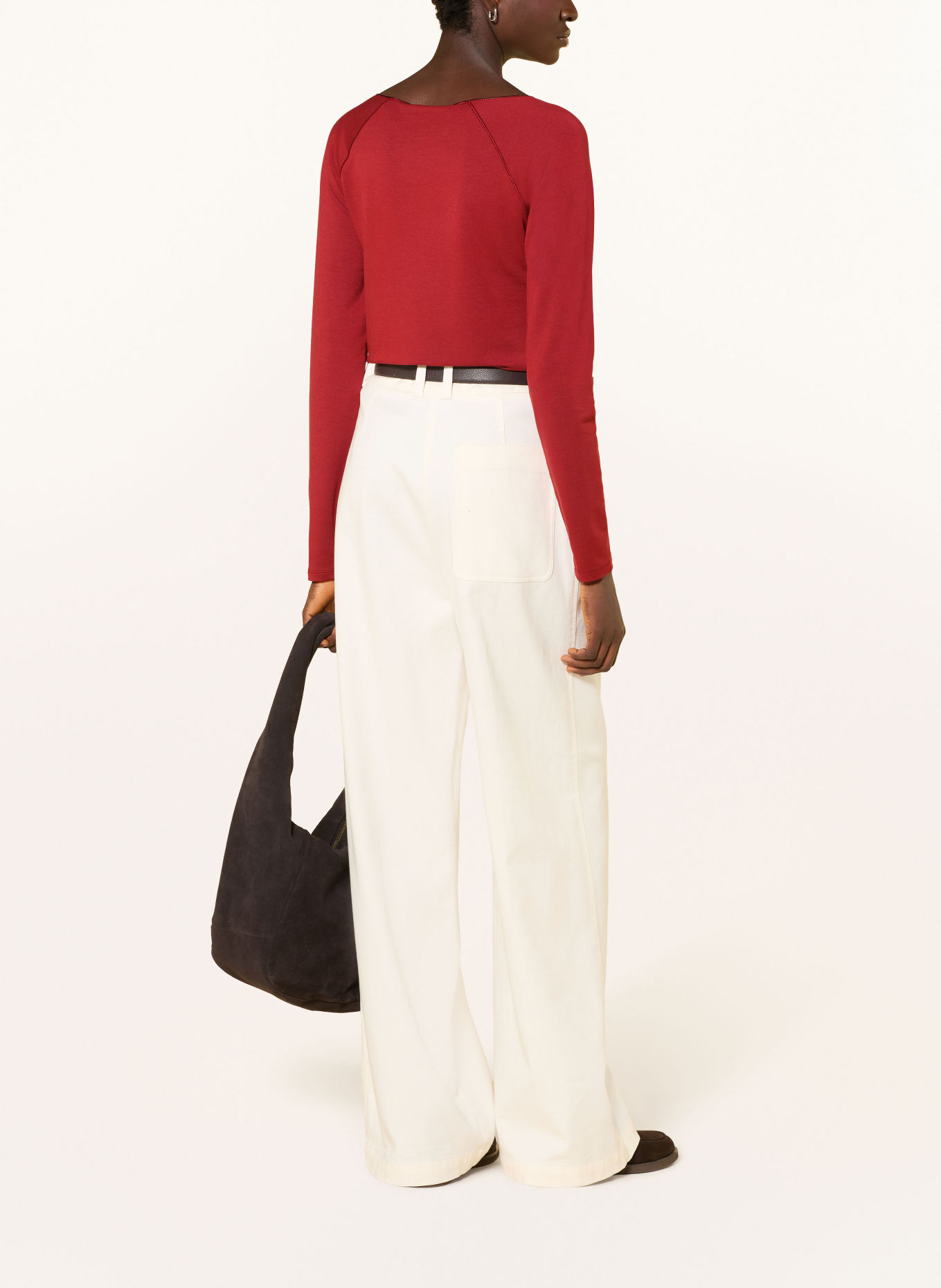 monari Long-sleeve shirt: DARK RED