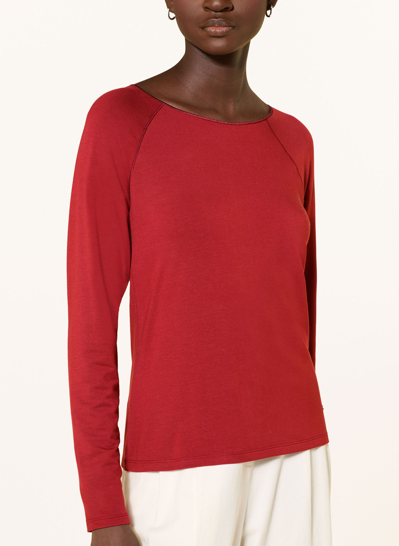 monari Long-sleeve shirt: DARK RED