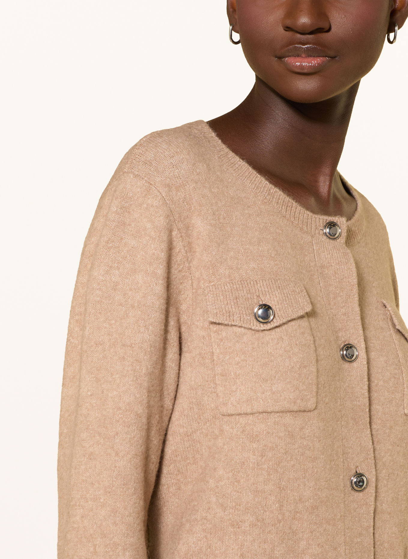 monari Cardigan: BEIGE