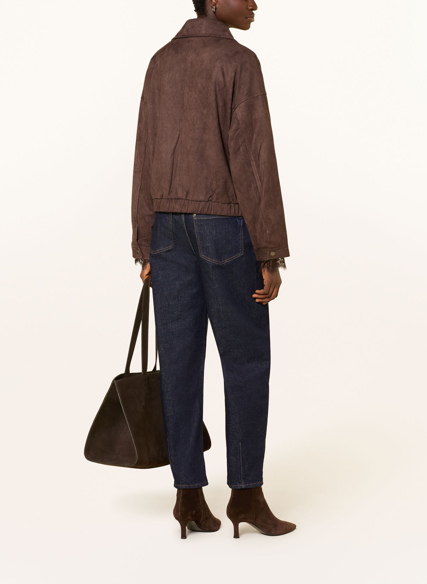 monari Barrel džíny: 751 dark denim