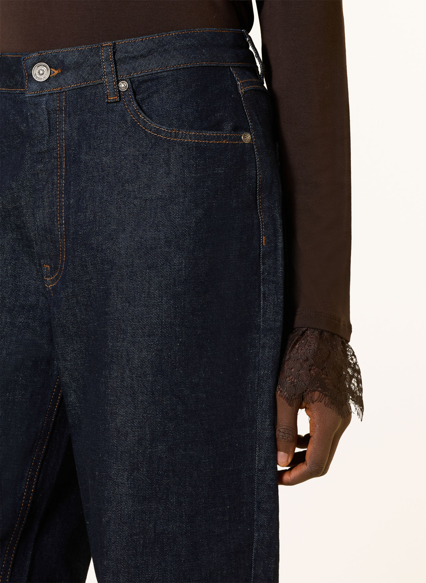 monari Barrel džíny: 751 dark denim
