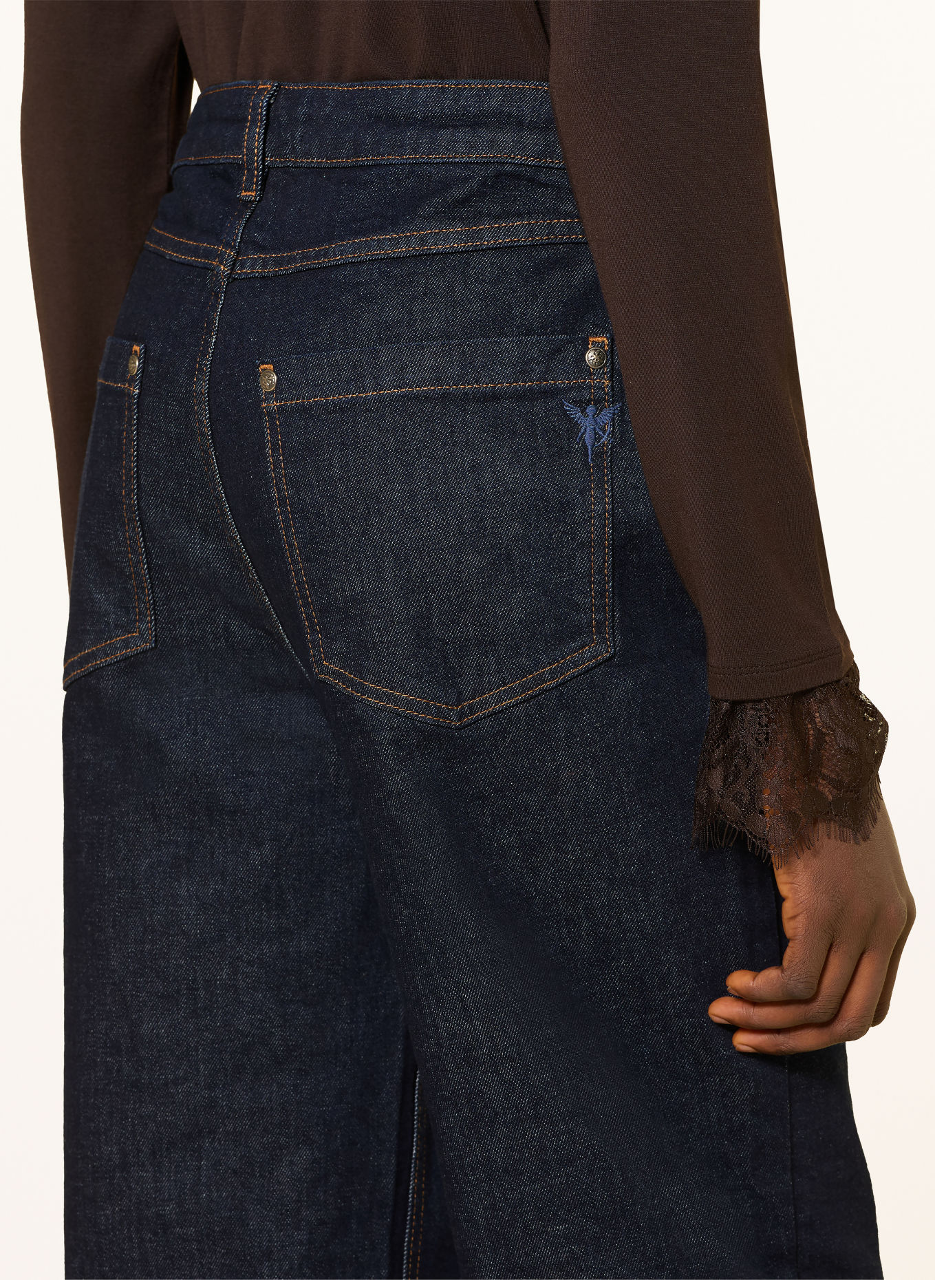 monari Barrel džíny: 751 dark denim