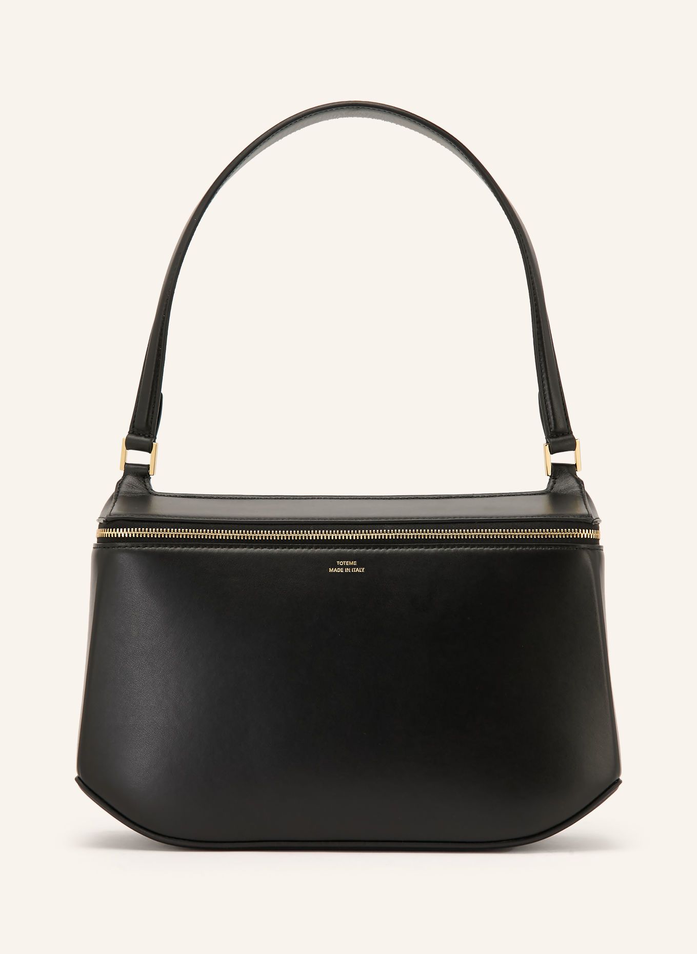 TOTEME Crossbody bag: BLACK / GOLD