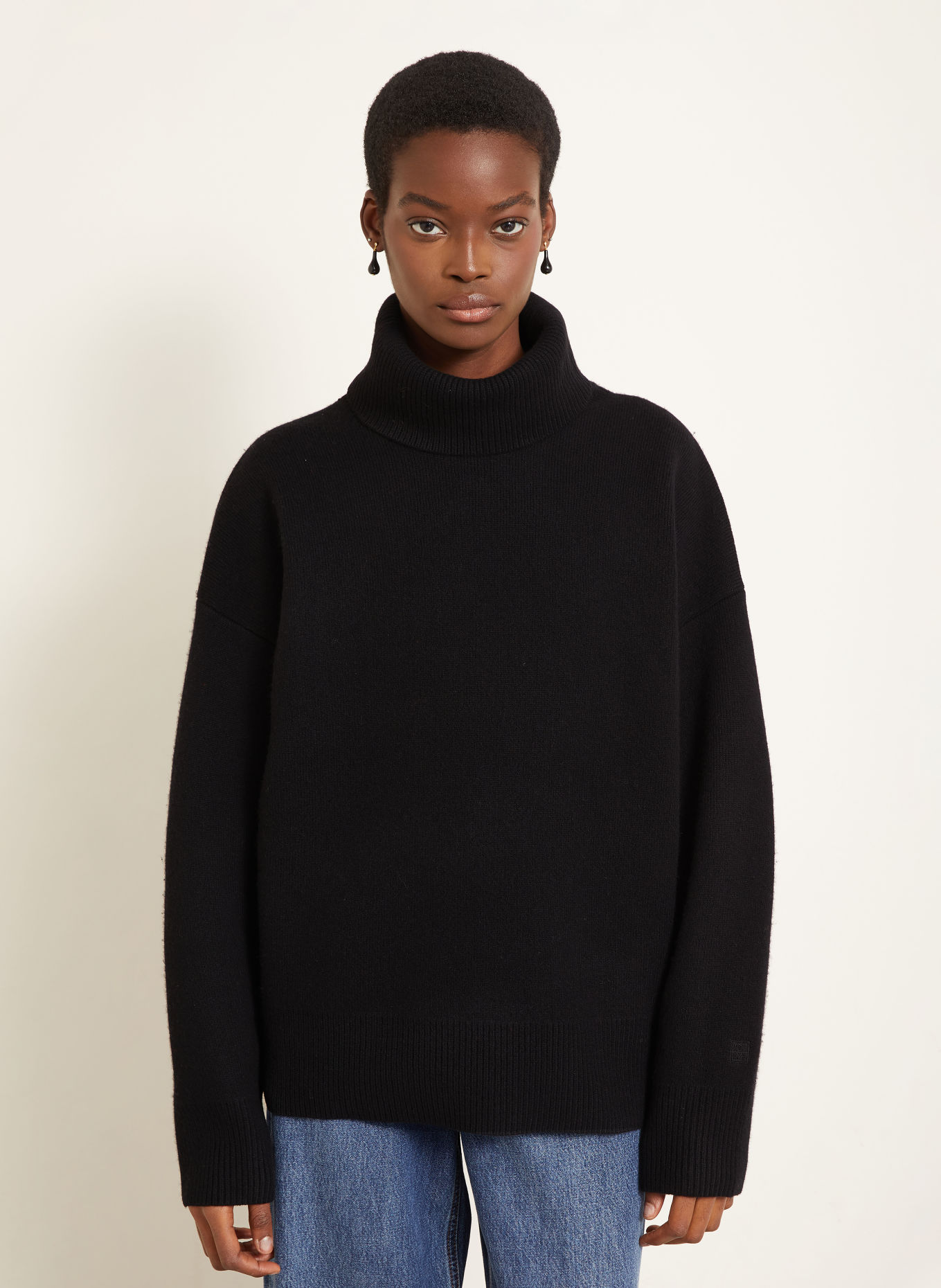 TOTEME Pull à col roulé: NOIR