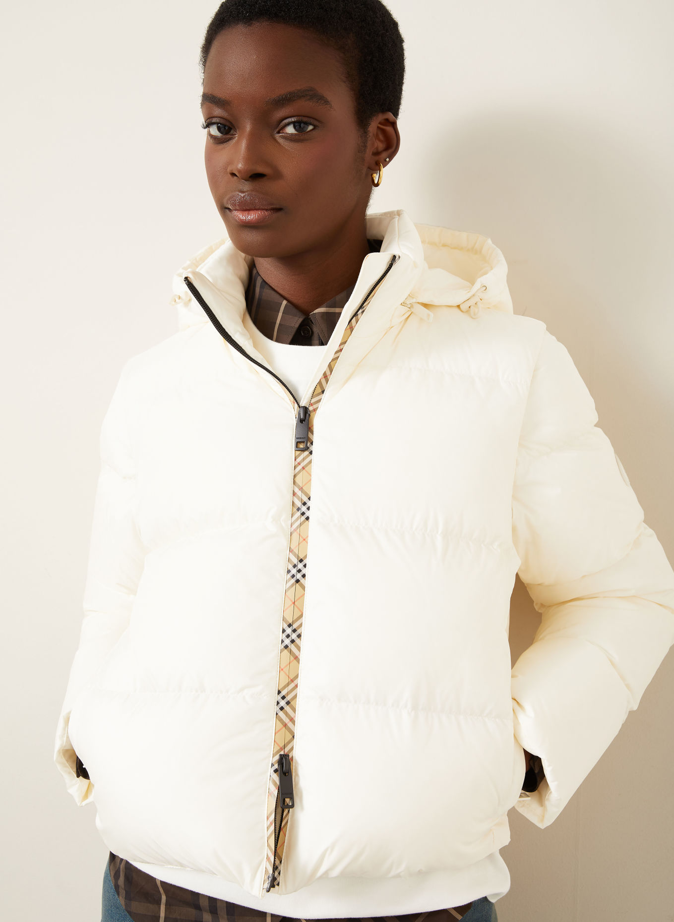 BURBERRY Daunenjacke IRELAND: ECRU