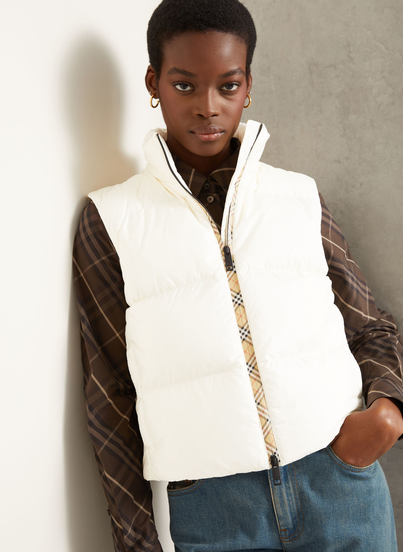 BURBERRY Daunenjacke IRELAND: ECRU