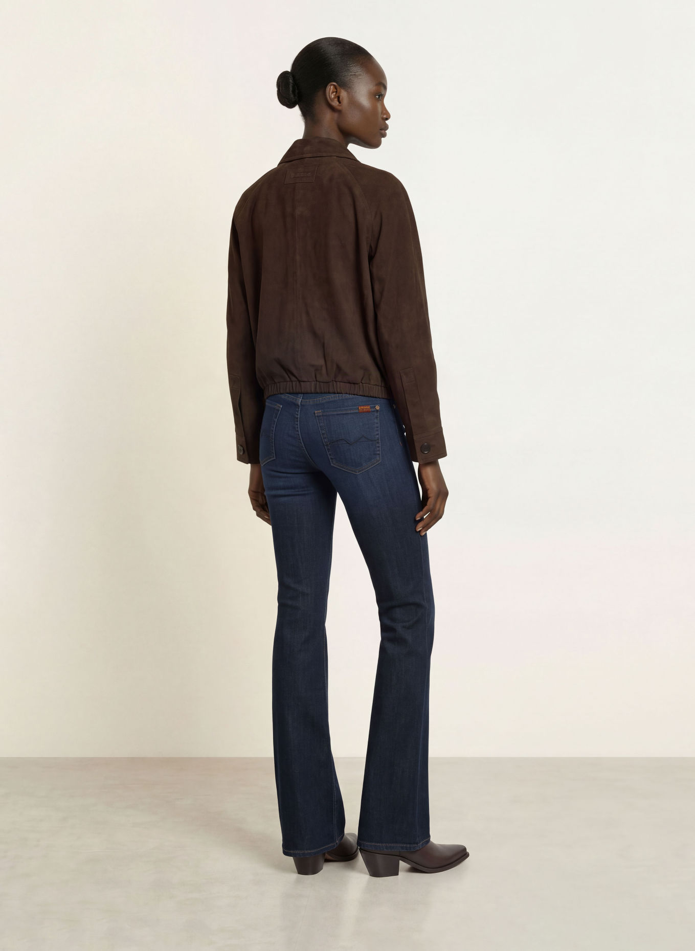 7 for all mankind Bootcut Jeans THE LEGGY BOOTCUT: 1G6 Dark Blue
