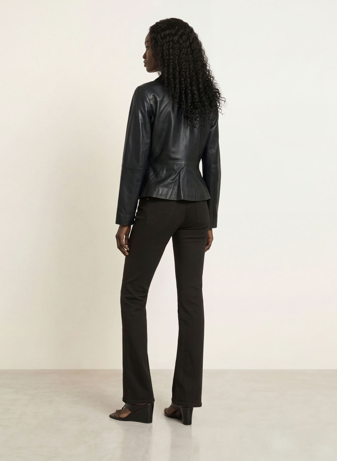 7 for all mankind Bootcut jeans THE LEGGY BOOTCUT: NOI Black