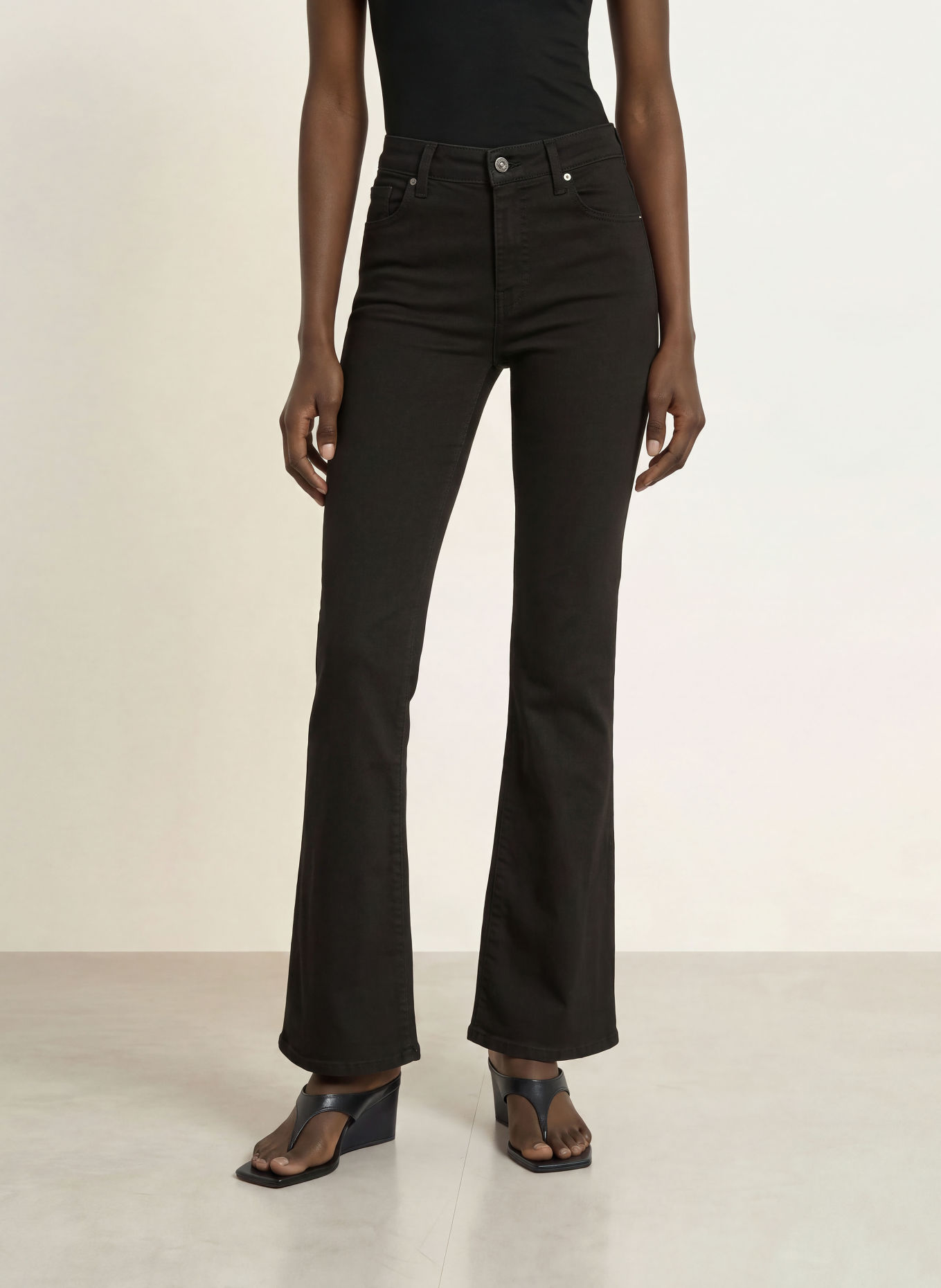 7 for all mankind Bootcut jeans THE LEGGY BOOTCUT: NOI Black